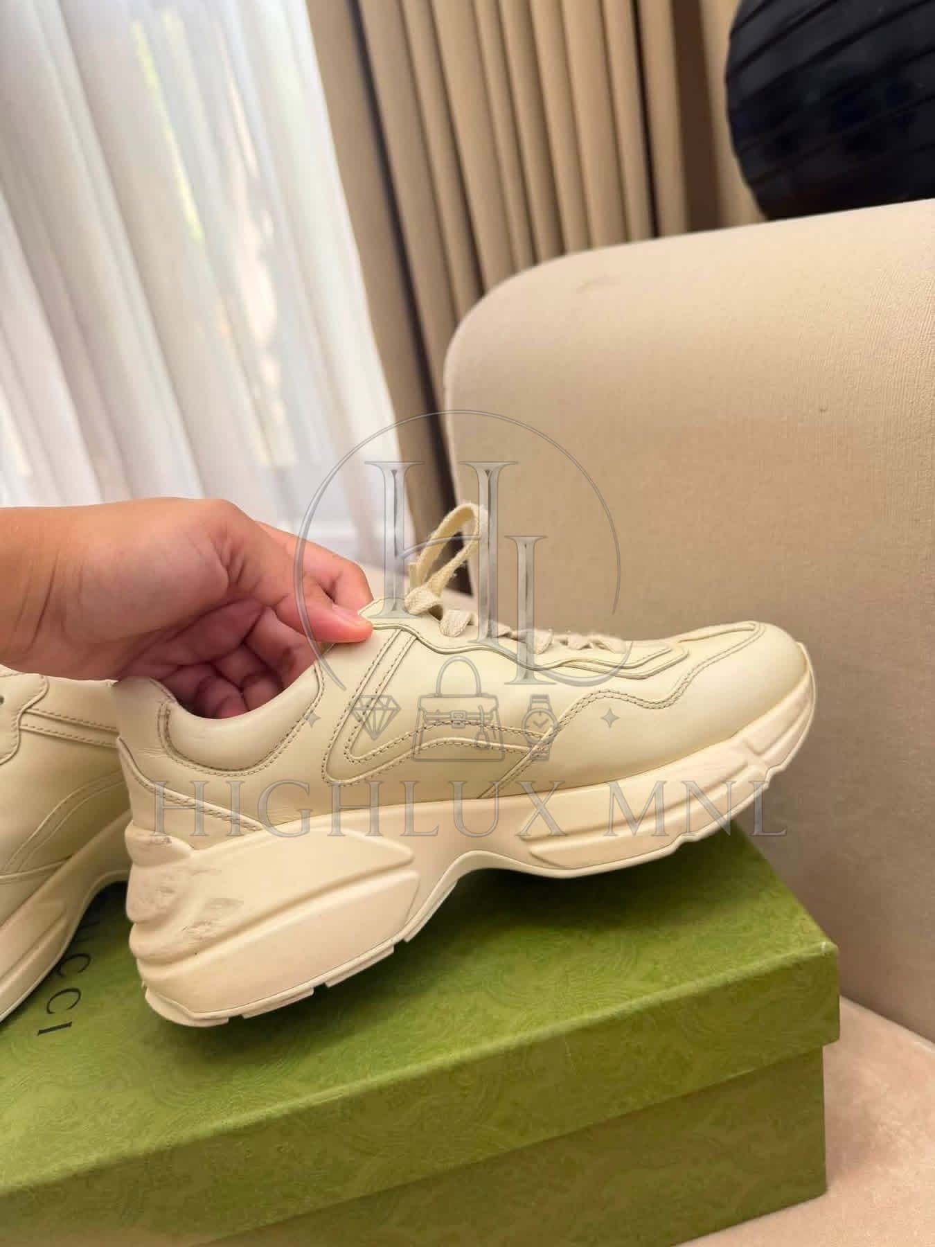 Gucci Rhyton Sneakers Size 37.5 — photo 6