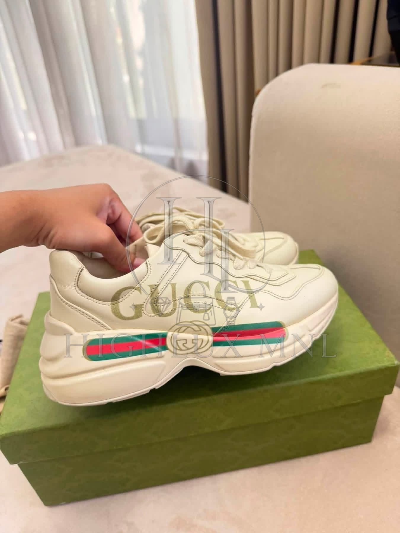 Gucci Rhyton Sneakers Size 37.5 — photo 3