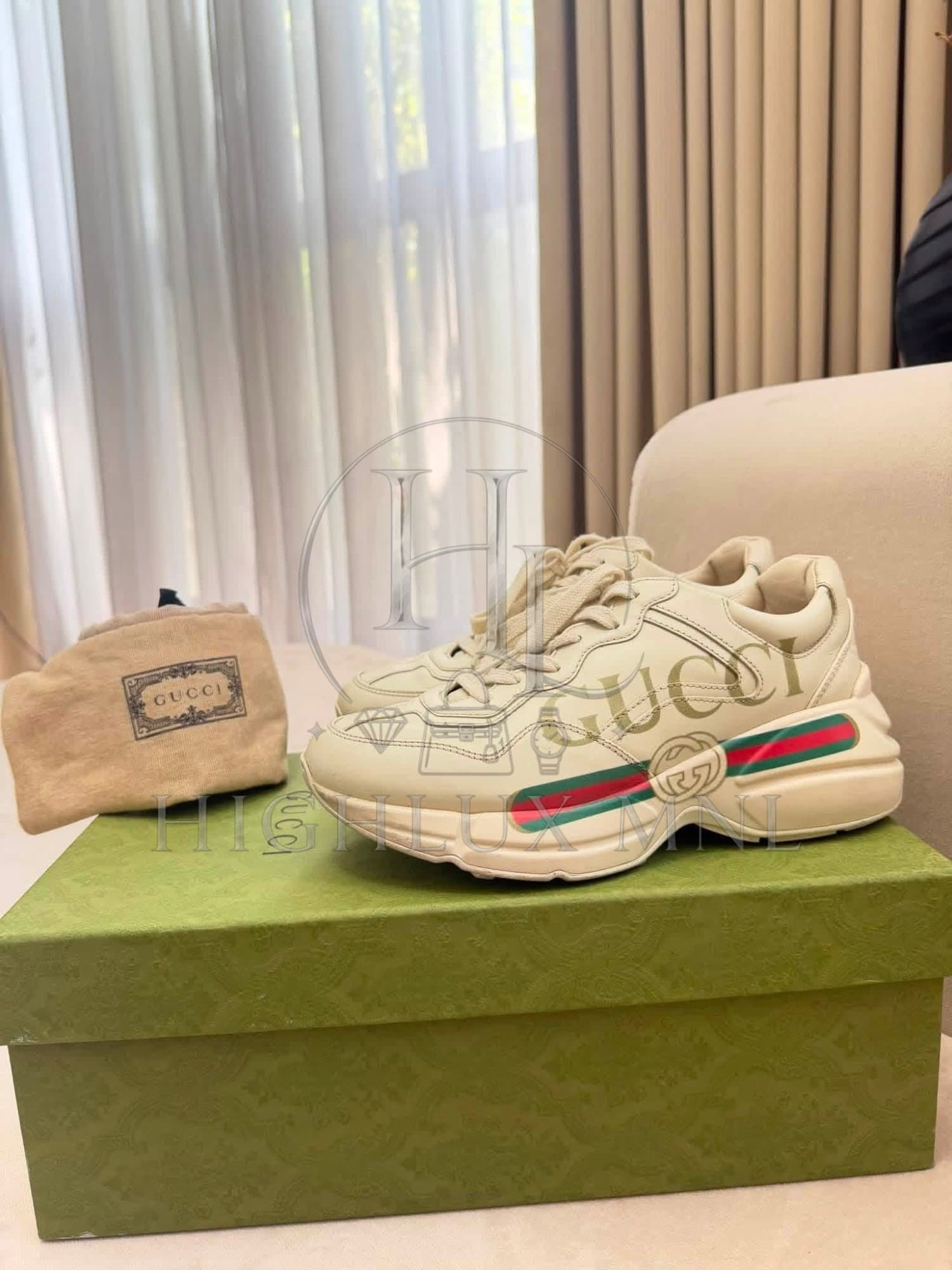 Gucci Rhyton Sneakers Size 37.5