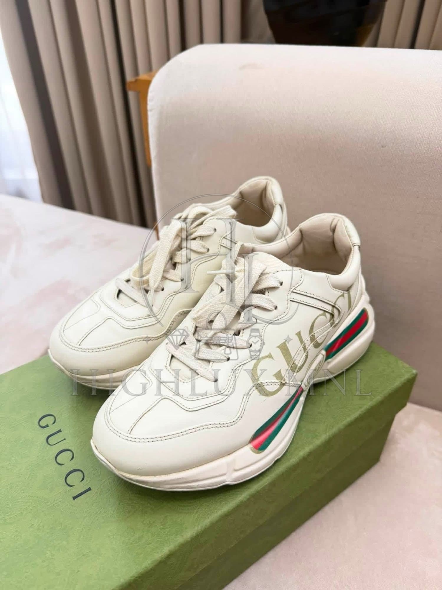 Gucci Rhyton Sneakers Size 37.5 — photo 2