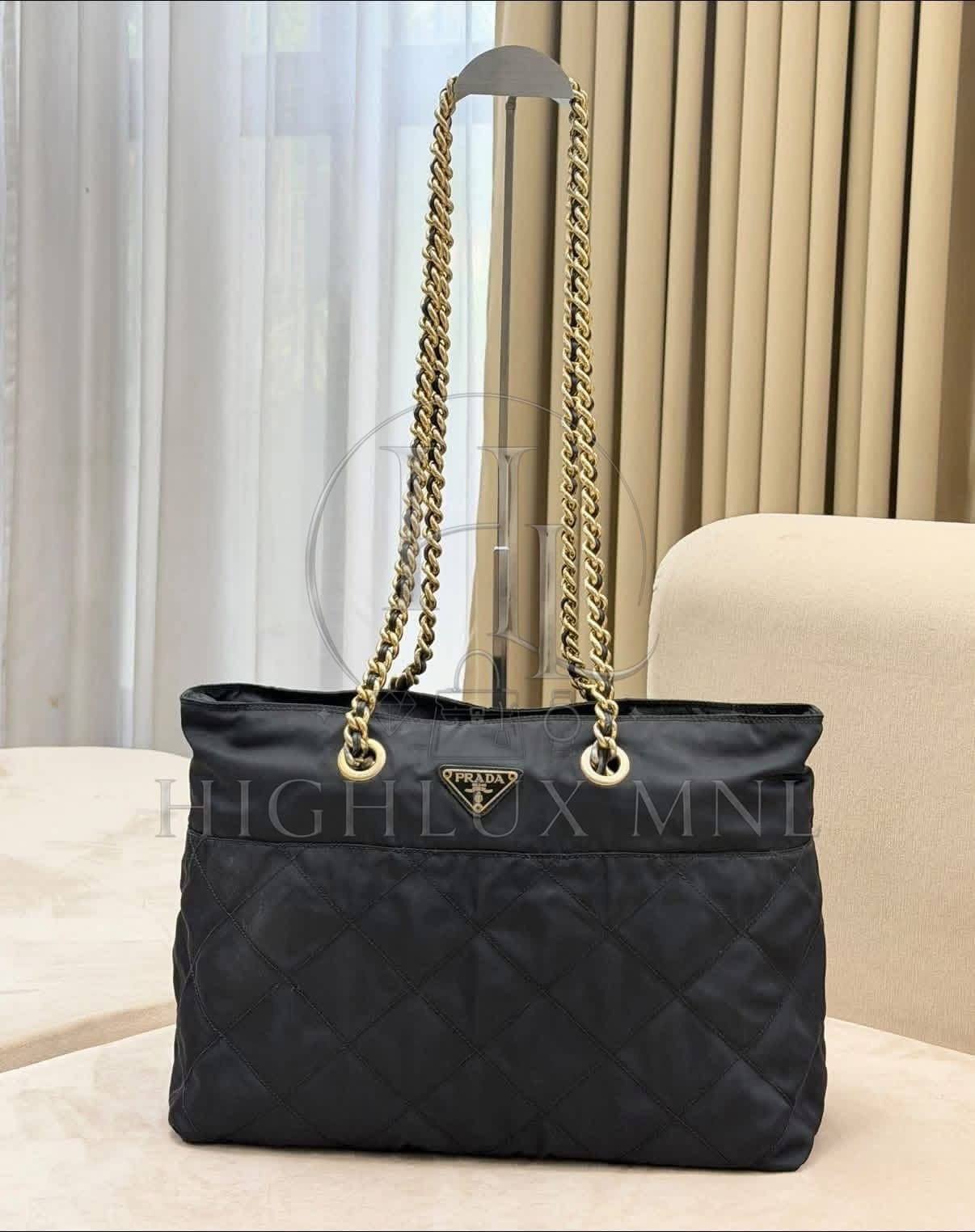Prada Vintage Chain Tote Bag