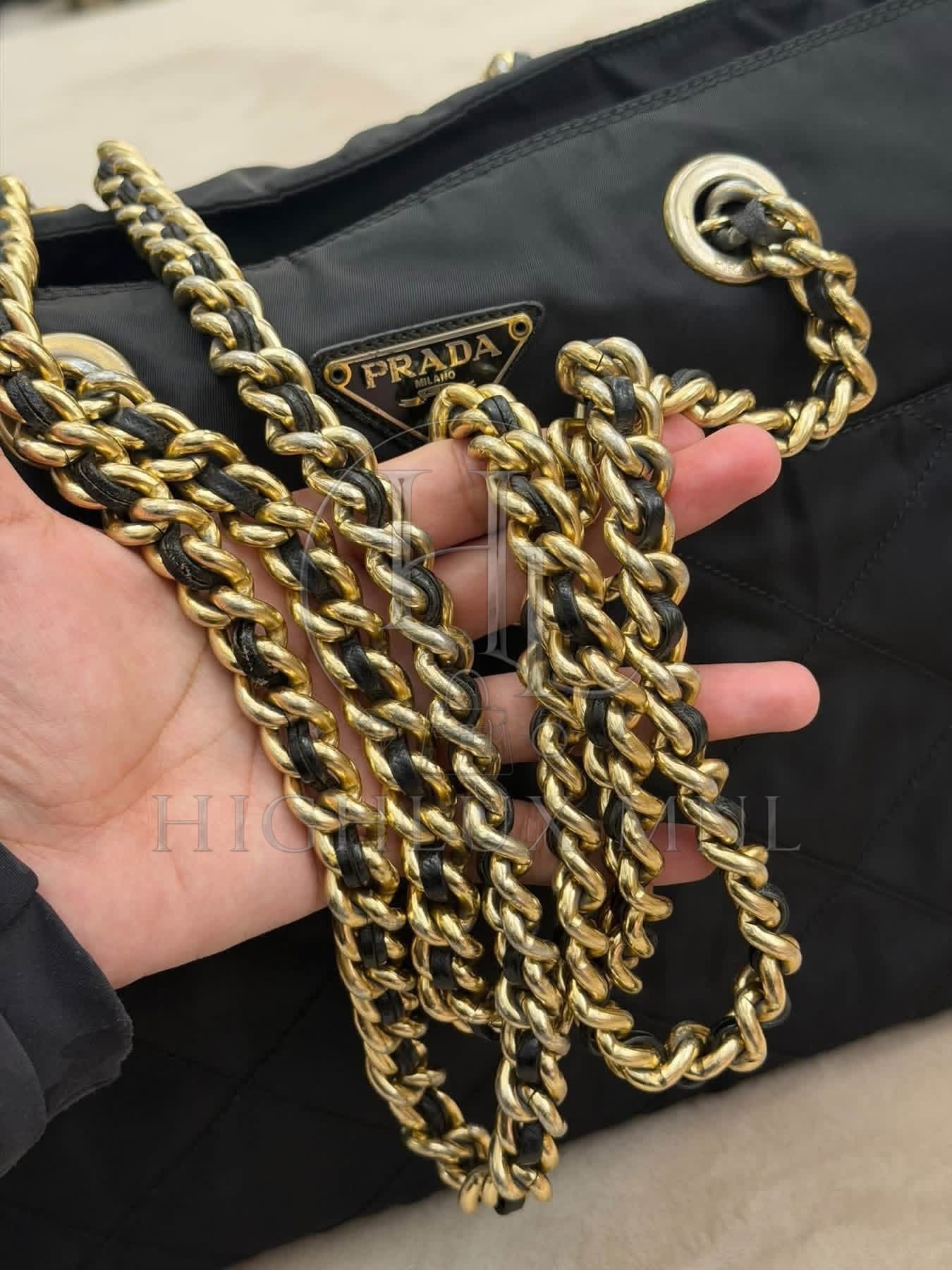 Prada Vintage Chain Tote Bag — photo 11