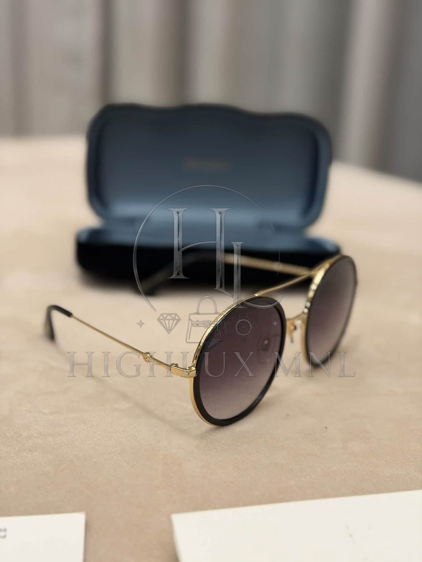 Gucci Metal Round Sunglasses — photo 5
