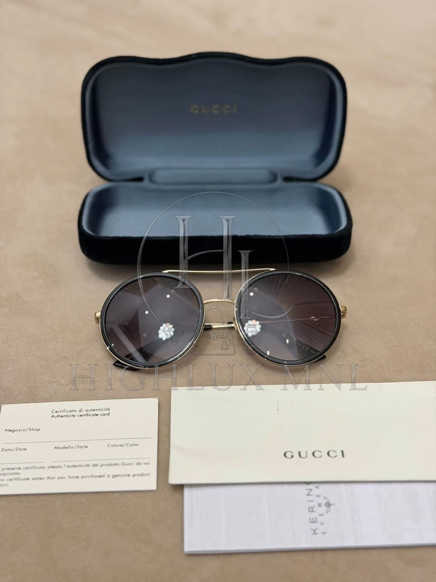 Gucci Metal Round Sunglasses