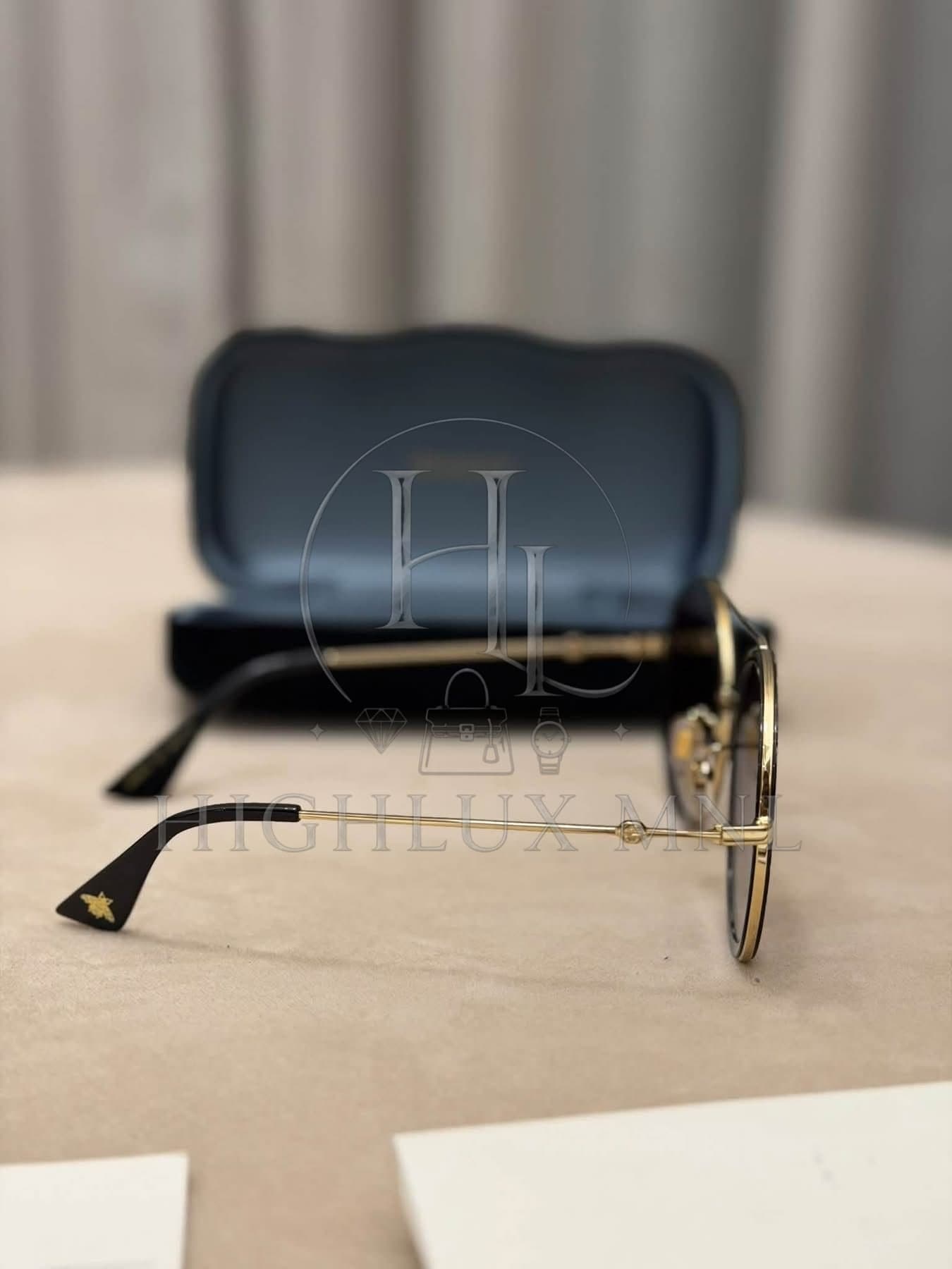 Gucci Metal Round Sunglasses — photo 6