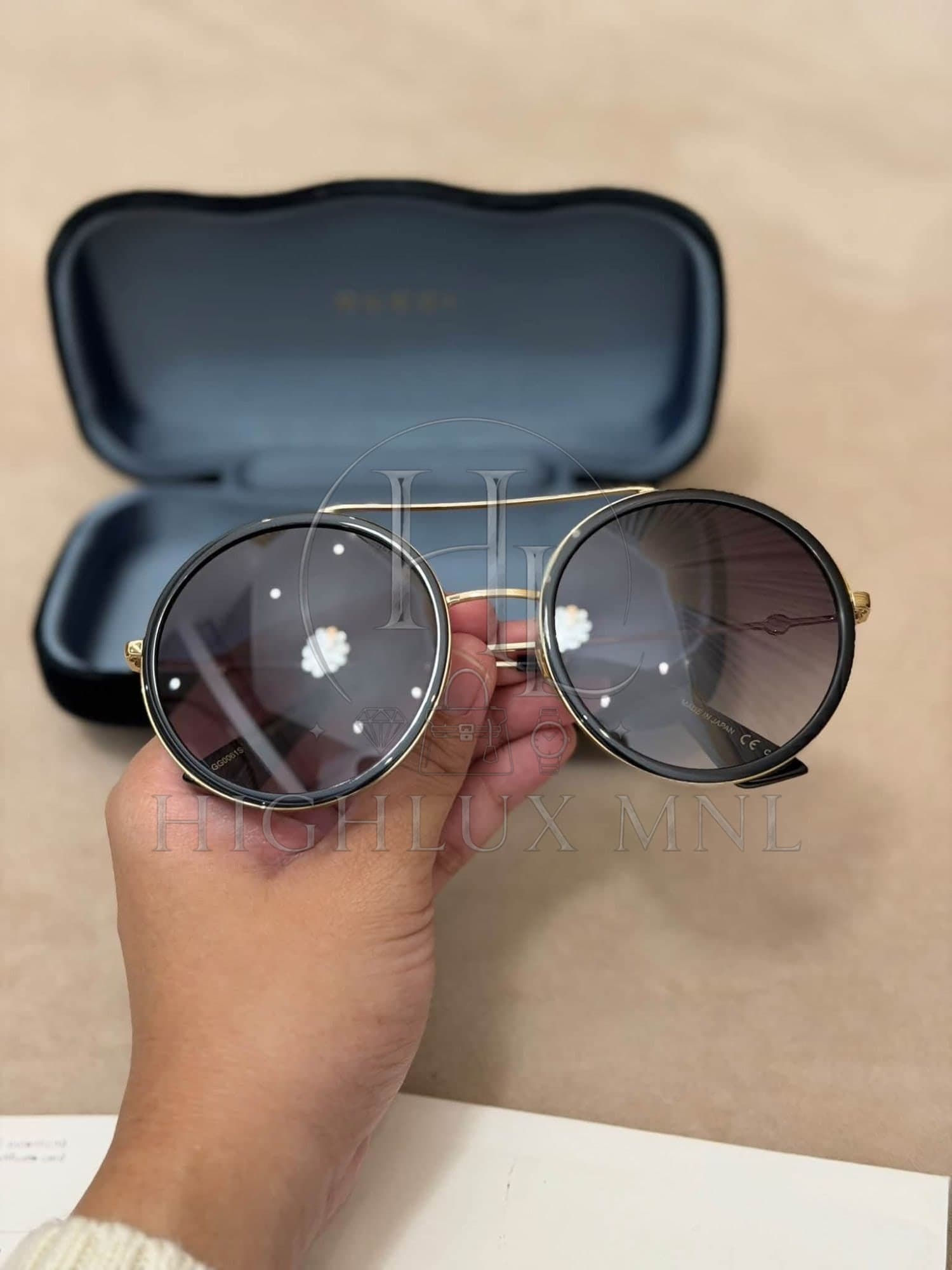 Gucci Metal Round Sunglasses — photo 3
