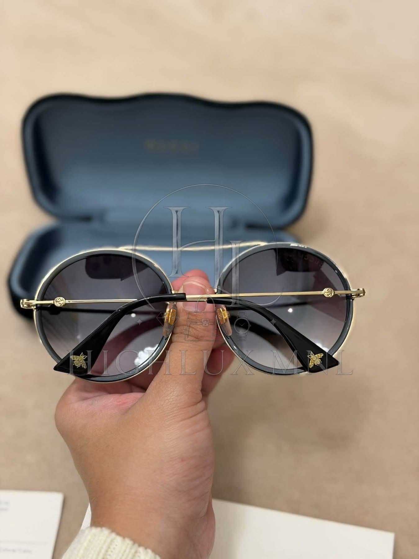 Gucci Metal Round Sunglasses — photo 4