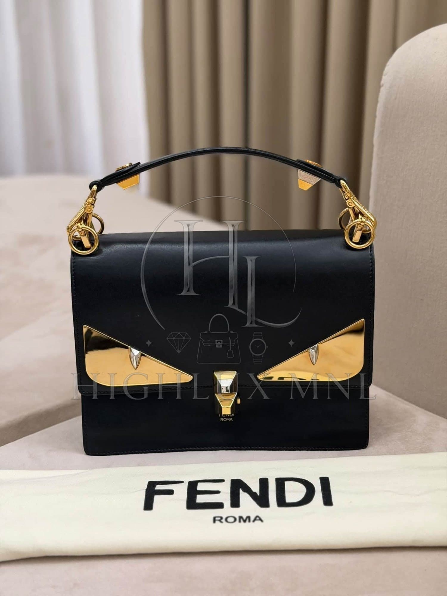 Fendi Kan I Monster Shoulder Bag