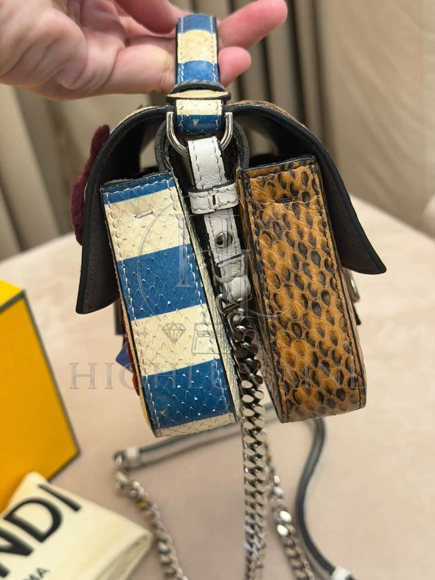 Fendi Flowerland Double Micro Baguette Bag — photo 4