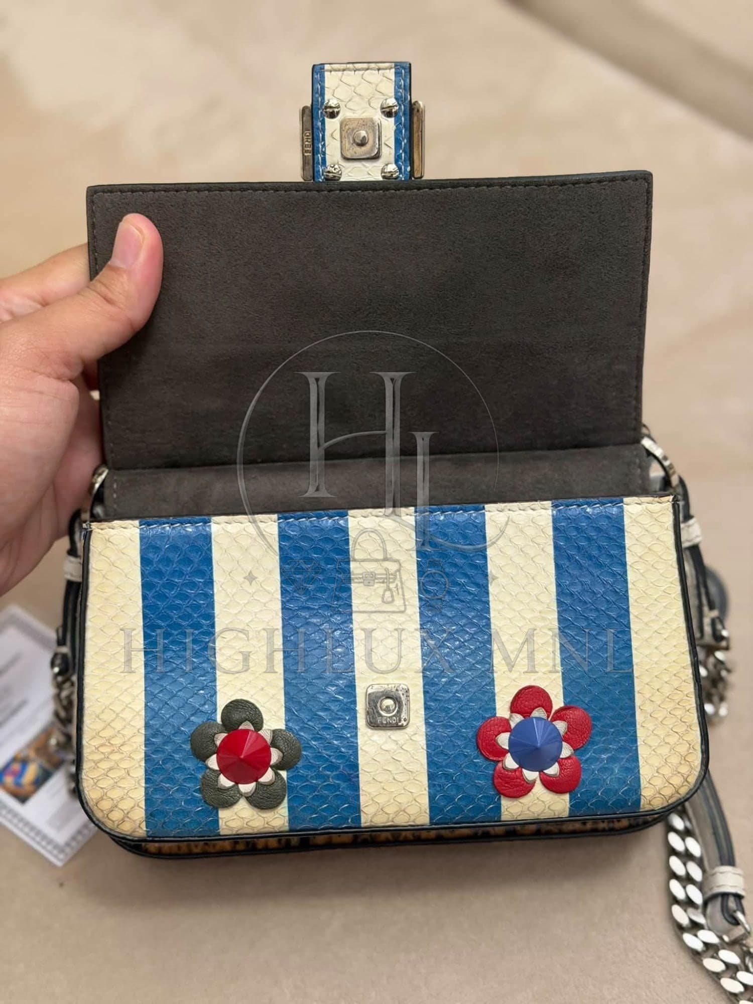 Fendi Flowerland Double Micro Baguette Bag — photo 11