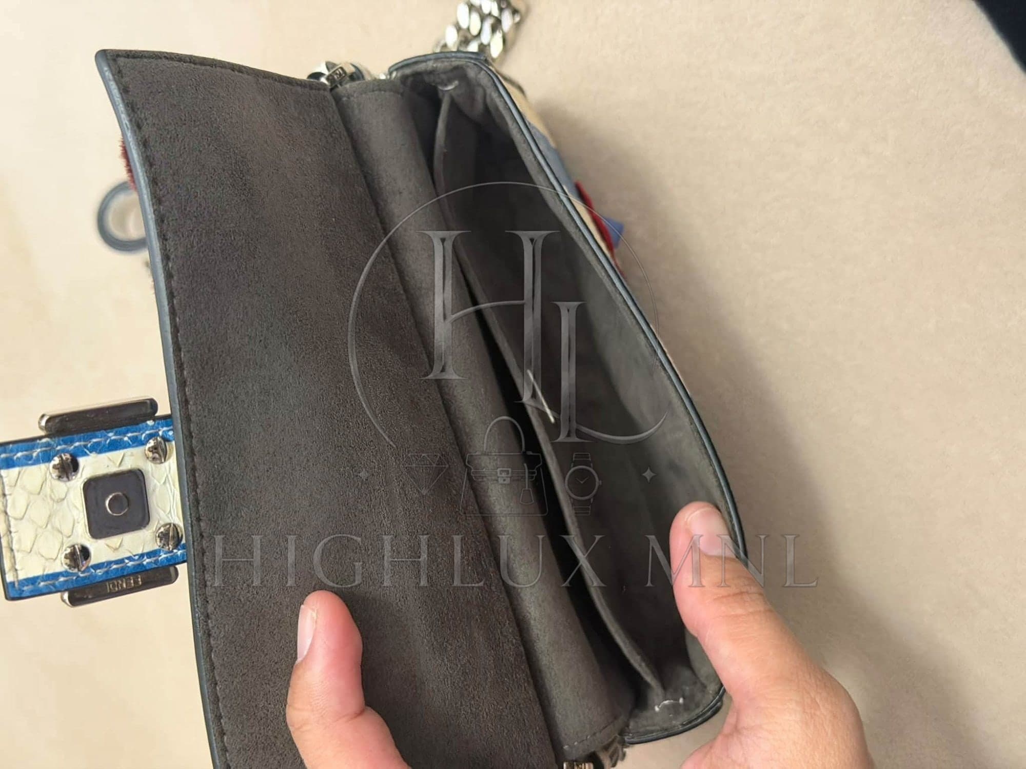 Fendi Flowerland Double Micro Baguette Bag — photo 12
