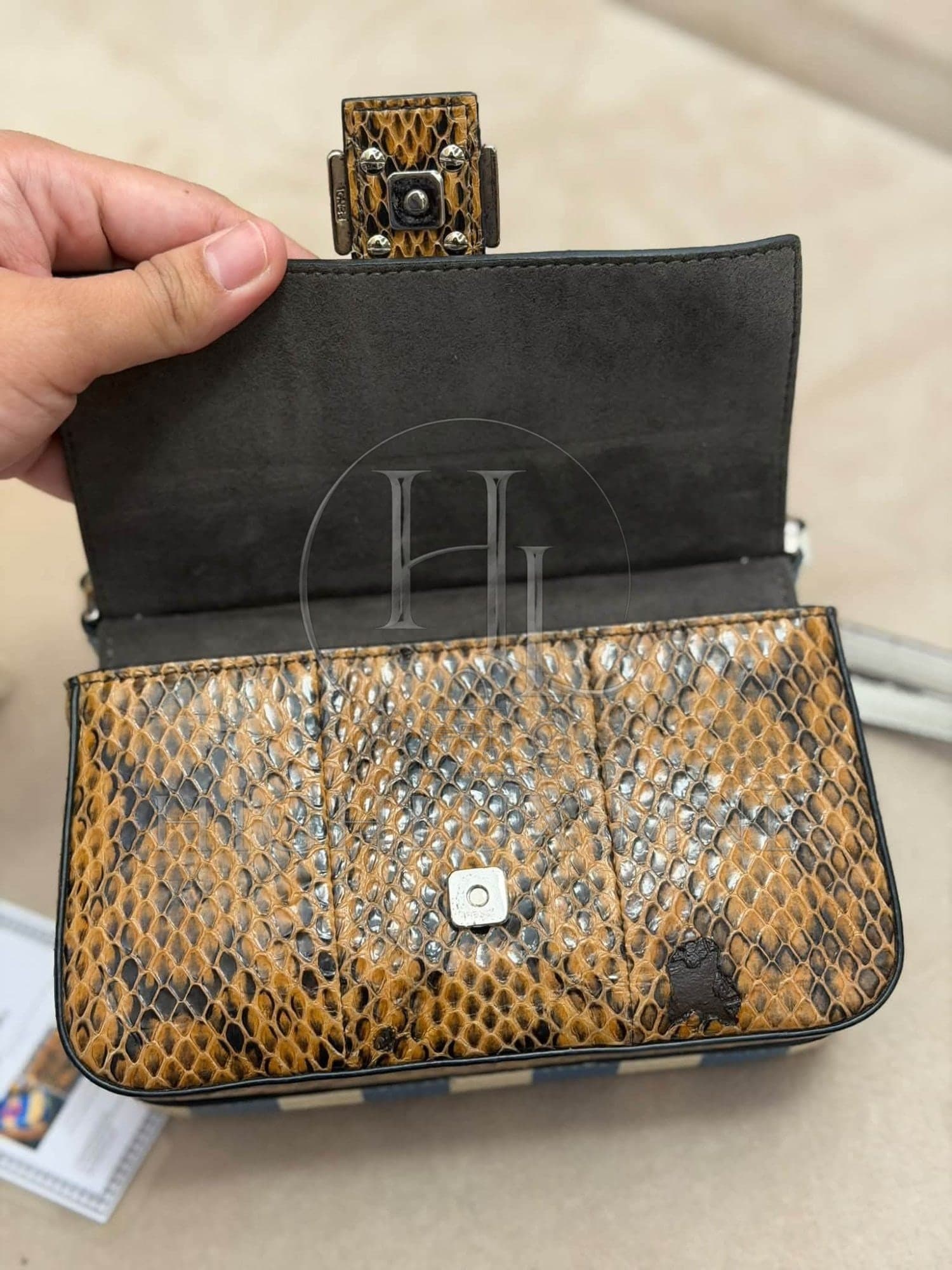 Fendi Flowerland Double Micro Baguette Bag — photo 9