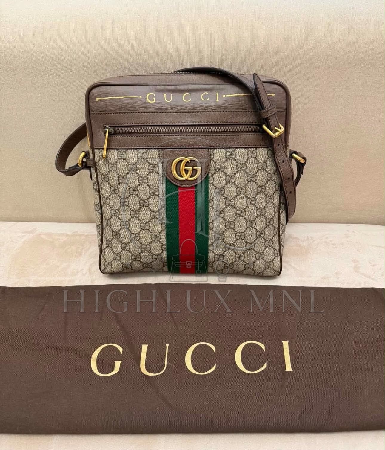 Gucci GG Supreme Ophidia Messenger Bag