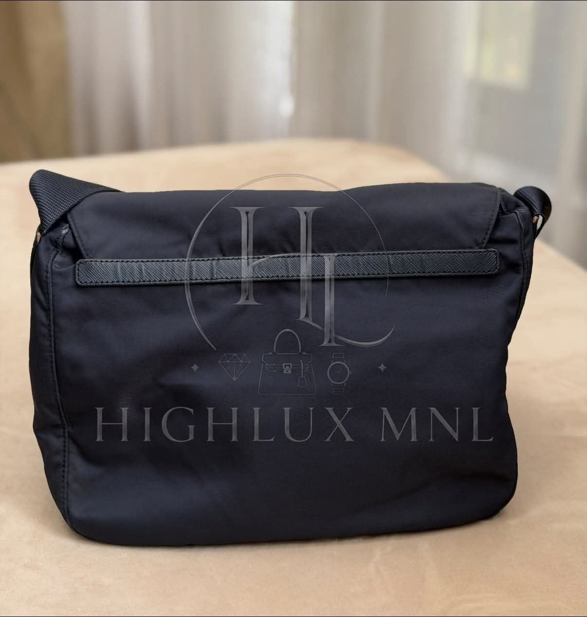 Prada Tessuto Nylon Messenger Bag in Midnight Blue — photo 2