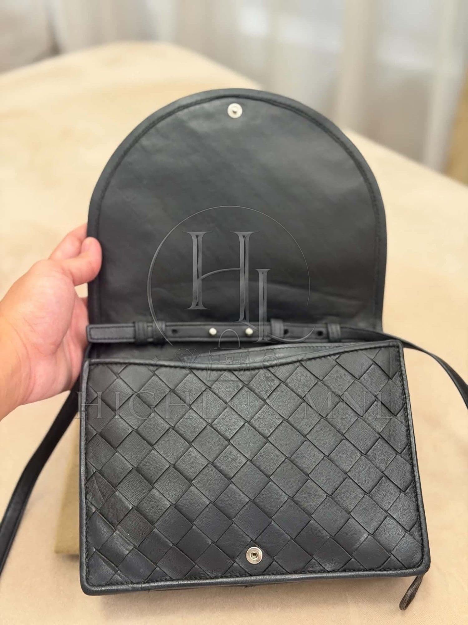 Bottega Veneta Intrecciato Small Flap Crossbody Bag — photo 6