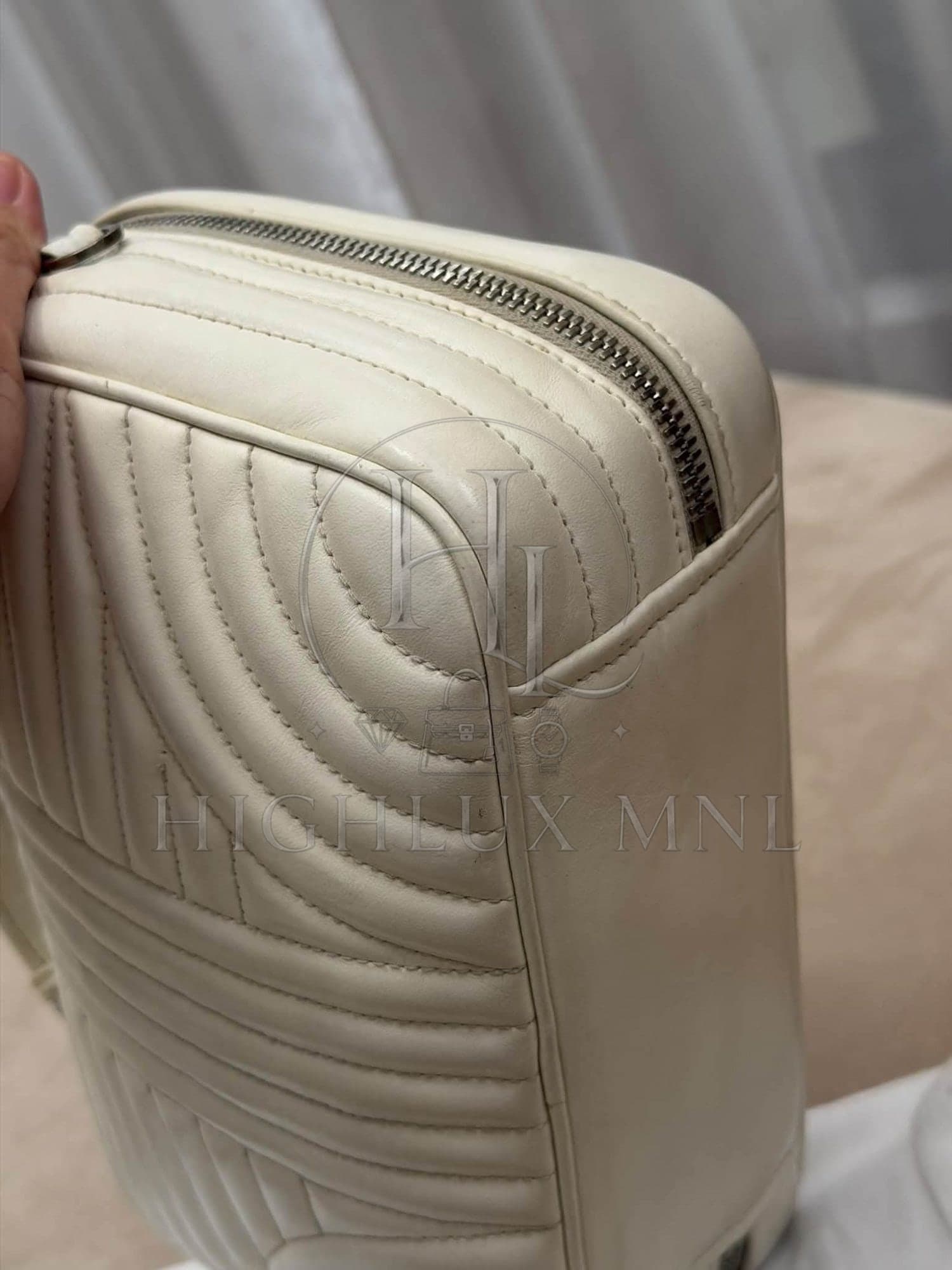 Prada Soft Calfskin Diagramme Camera Bag — photo 6