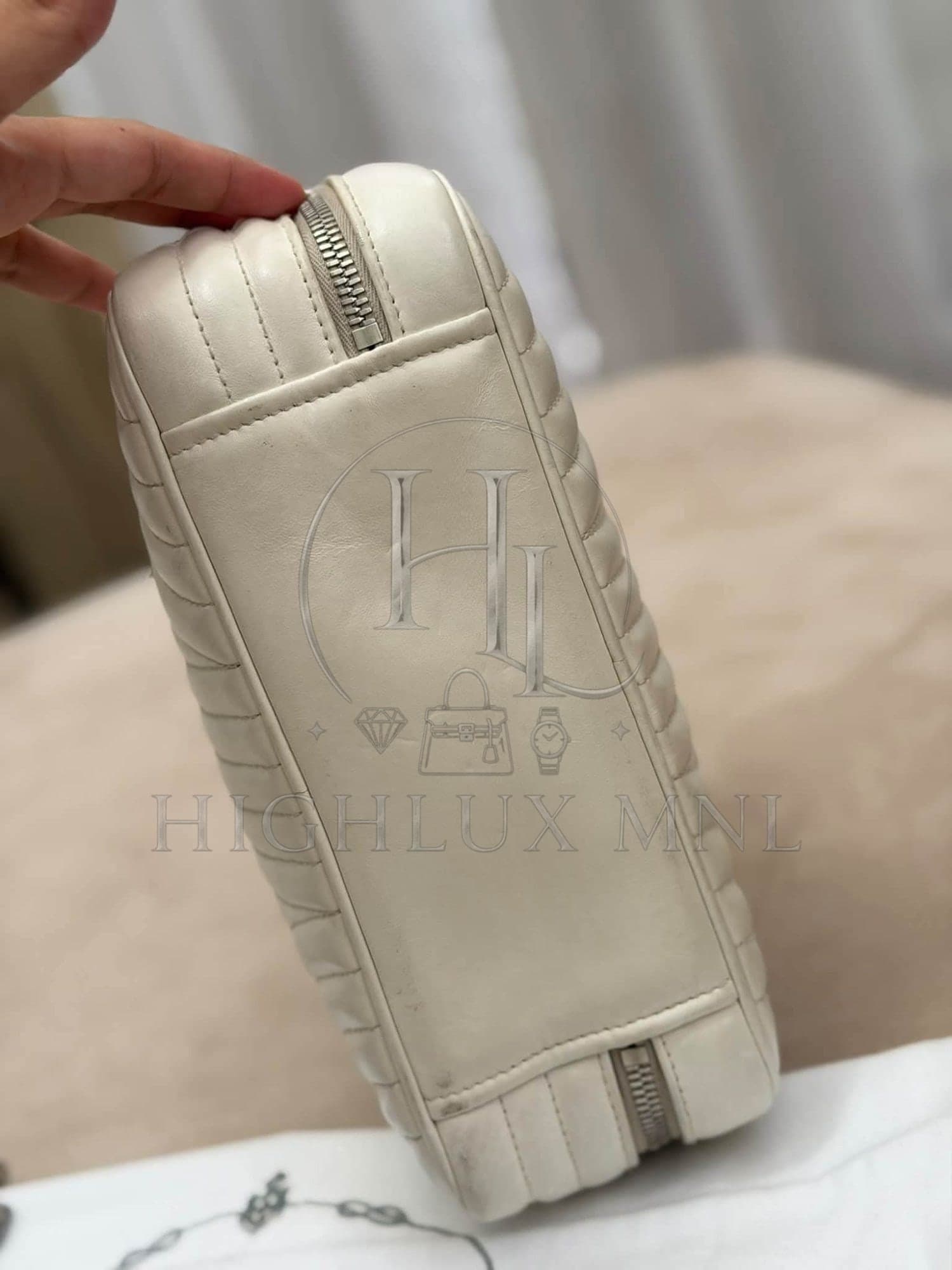 Prada Soft Calfskin Diagramme Camera Bag — photo 4