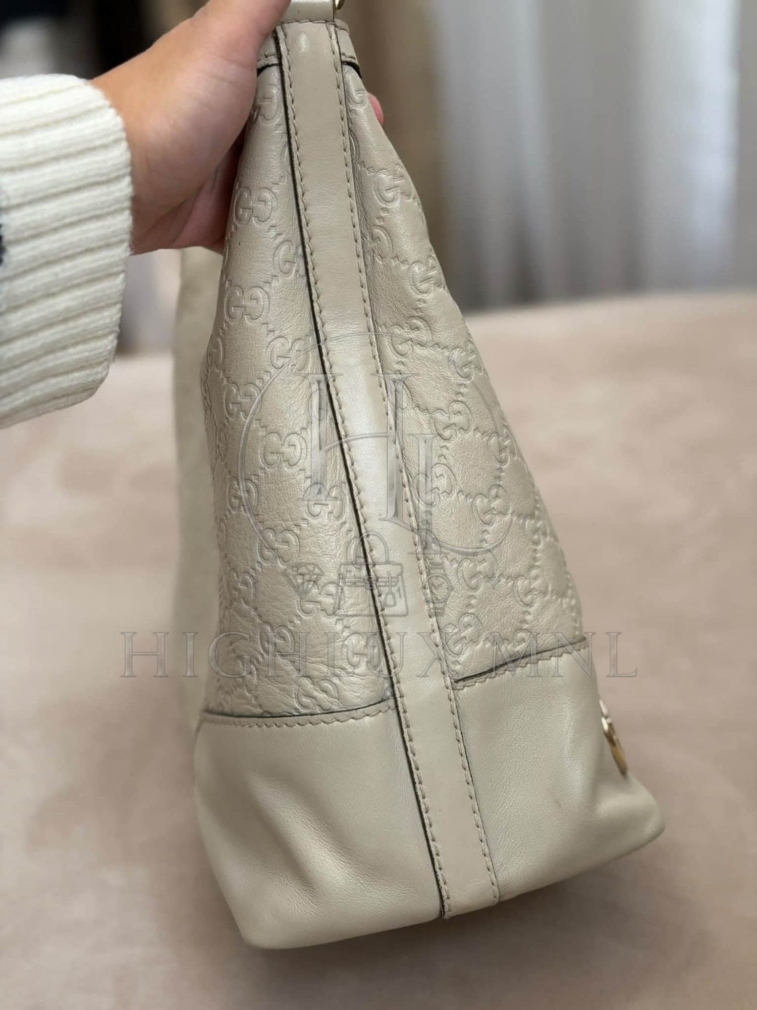 Gucci Guccissima Lovely Leather Hobo Bag — photo 4