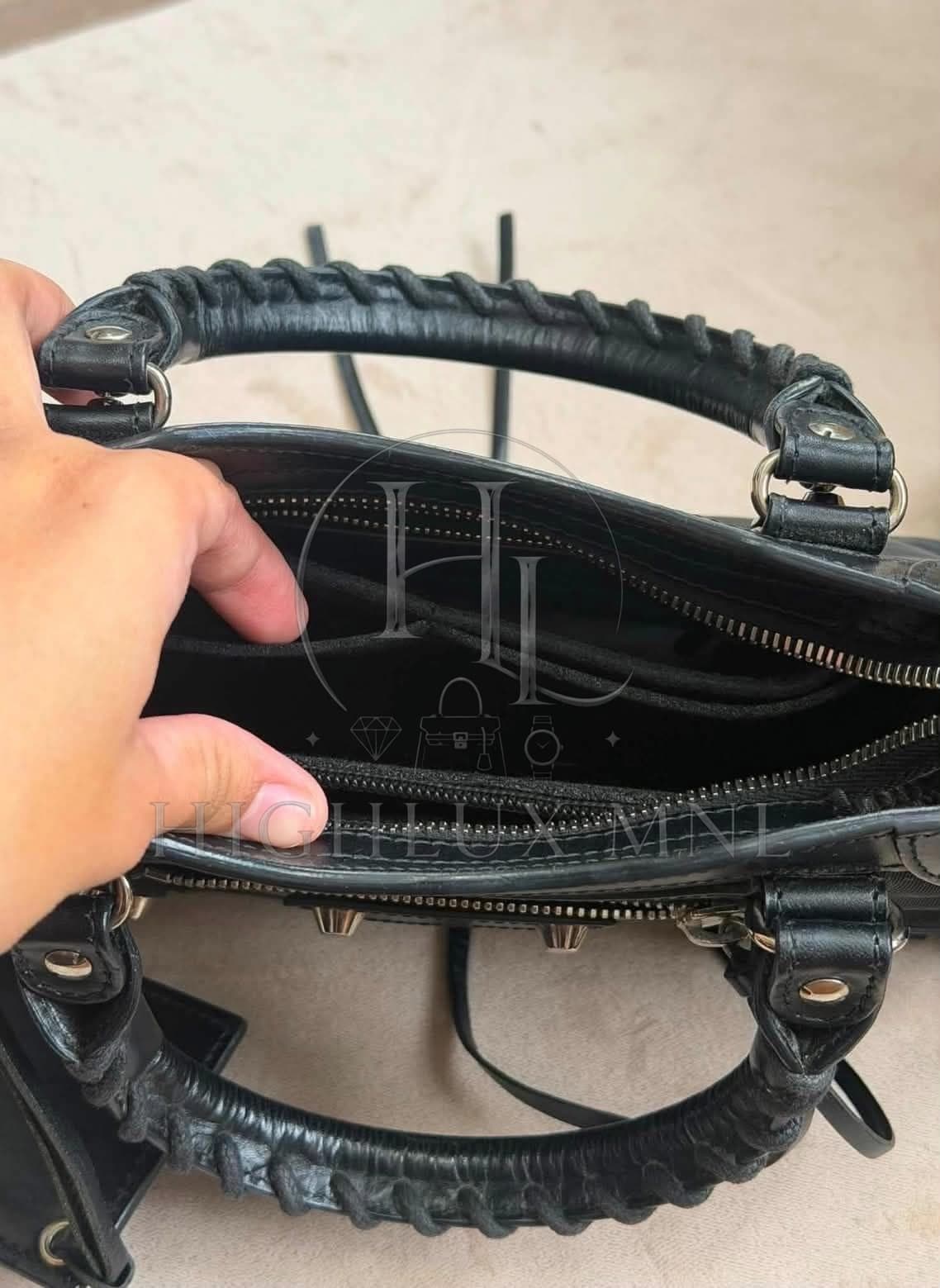 Balenciaga Classic Mini City Black Mesh — photo 6