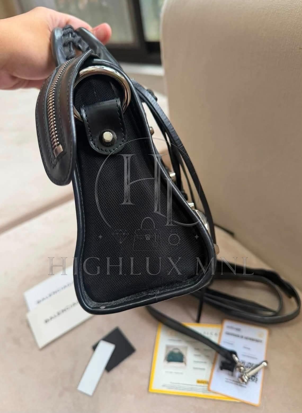 Balenciaga Classic Mini City Black Mesh — photo 3
