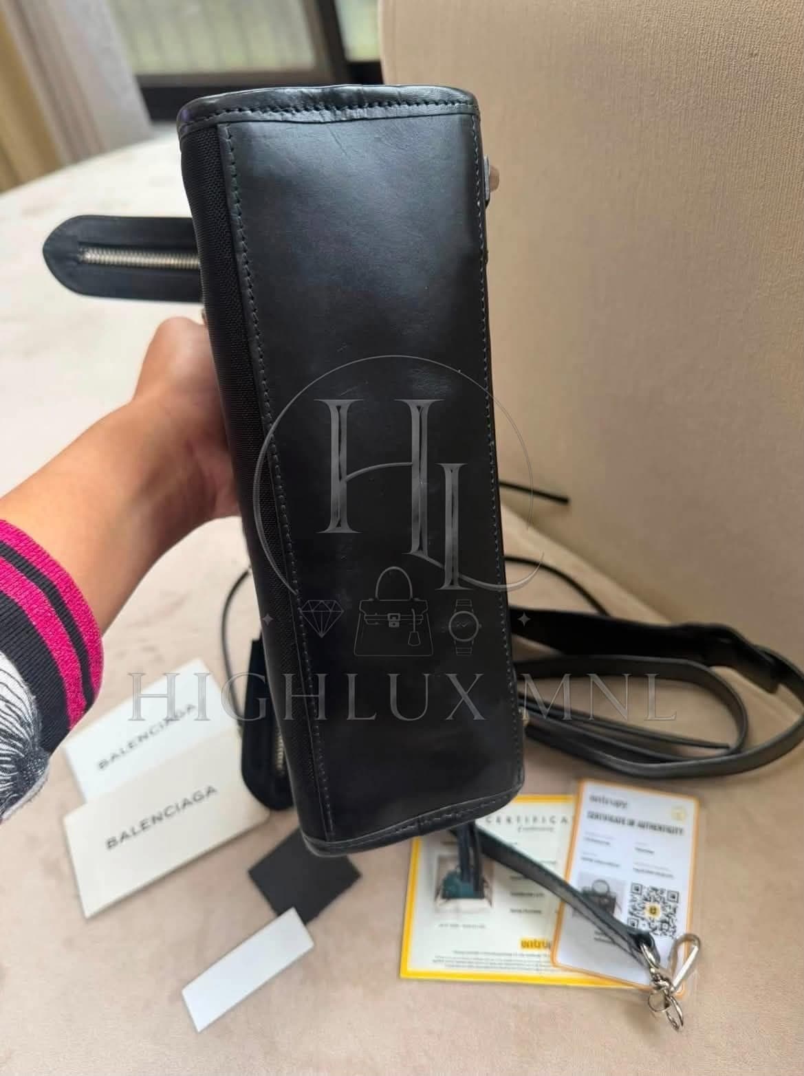 Balenciaga Classic Mini City Black Mesh — photo 8