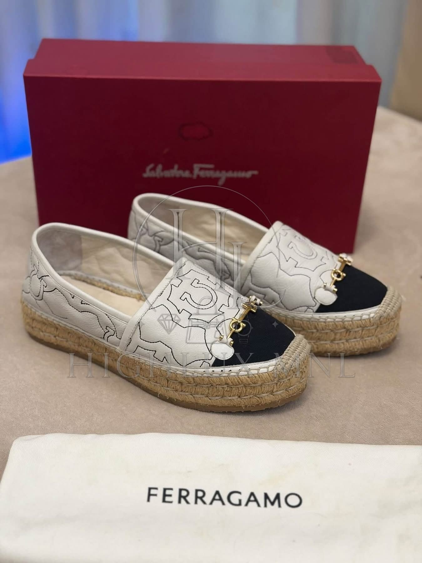 Ferragamo Kim Gal Espadrilles size 7