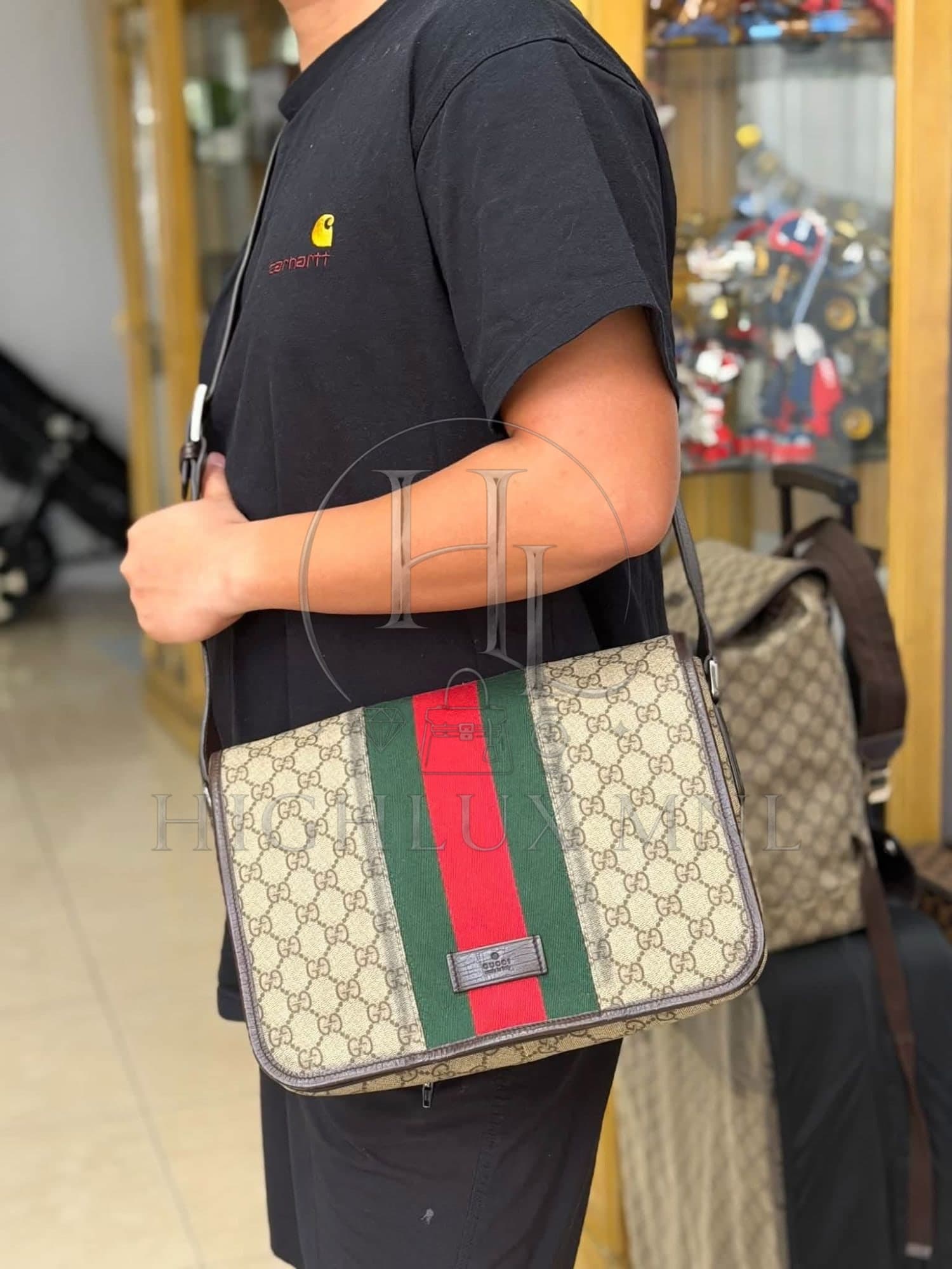 Gucci Ophidia Flap Messenger Bag