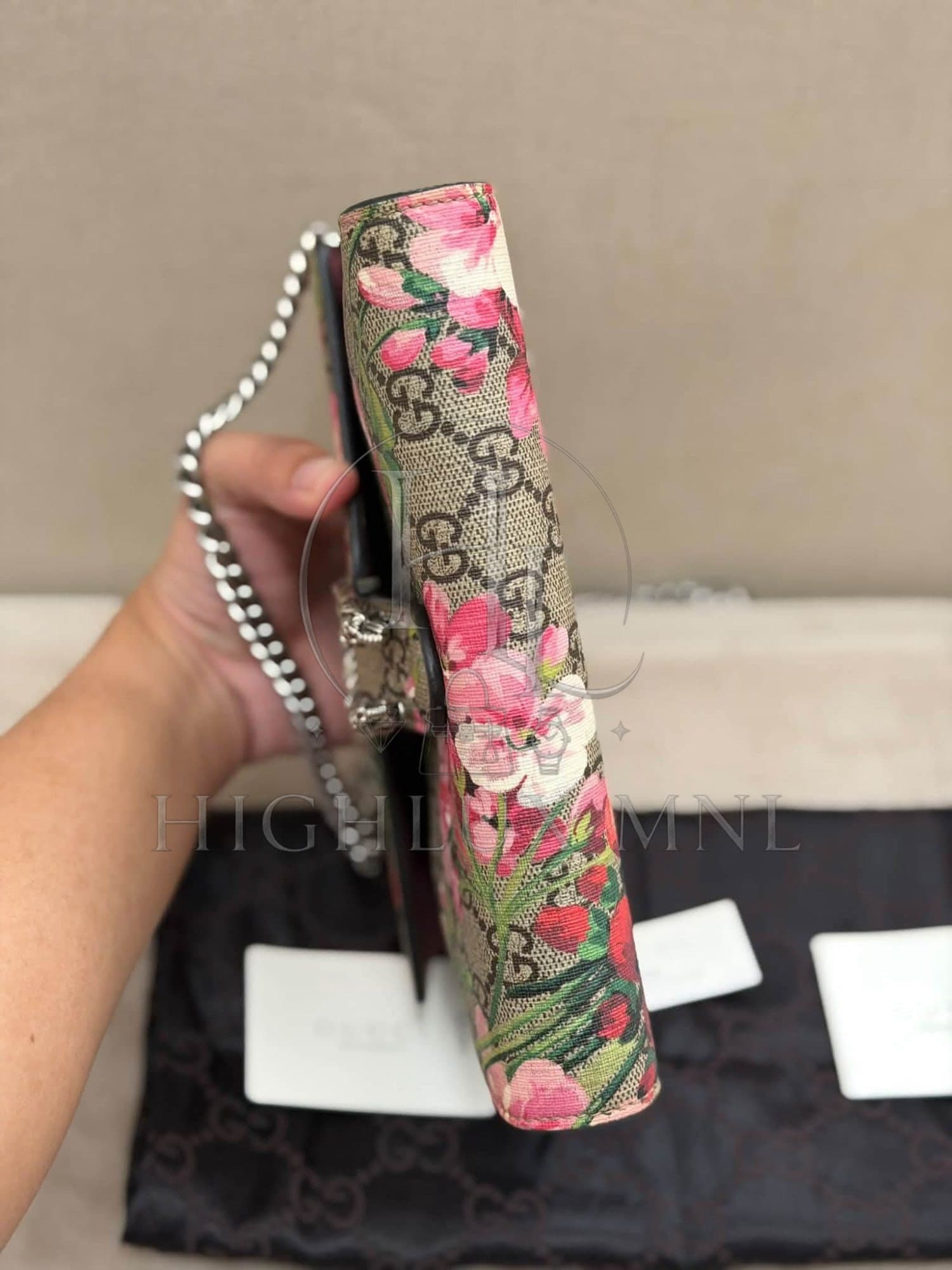 Gucci GG Floral Wallet on Chain — photo 5