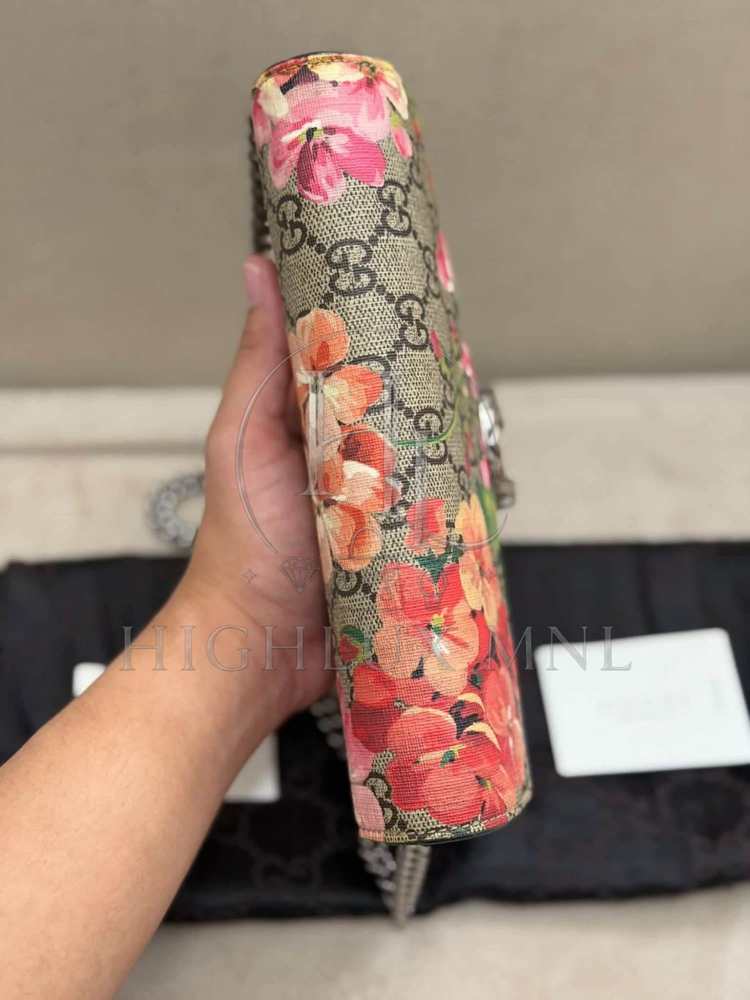Gucci GG Floral Wallet on Chain — photo 6