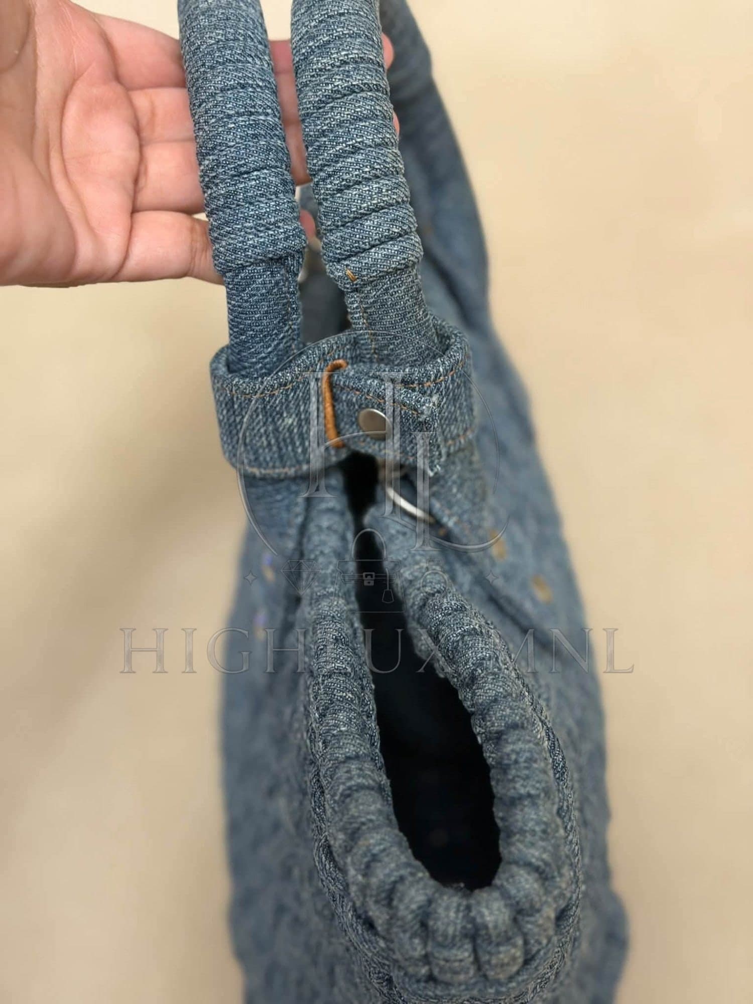 Balenciaga Woven Denim Basket Bag — photo 6