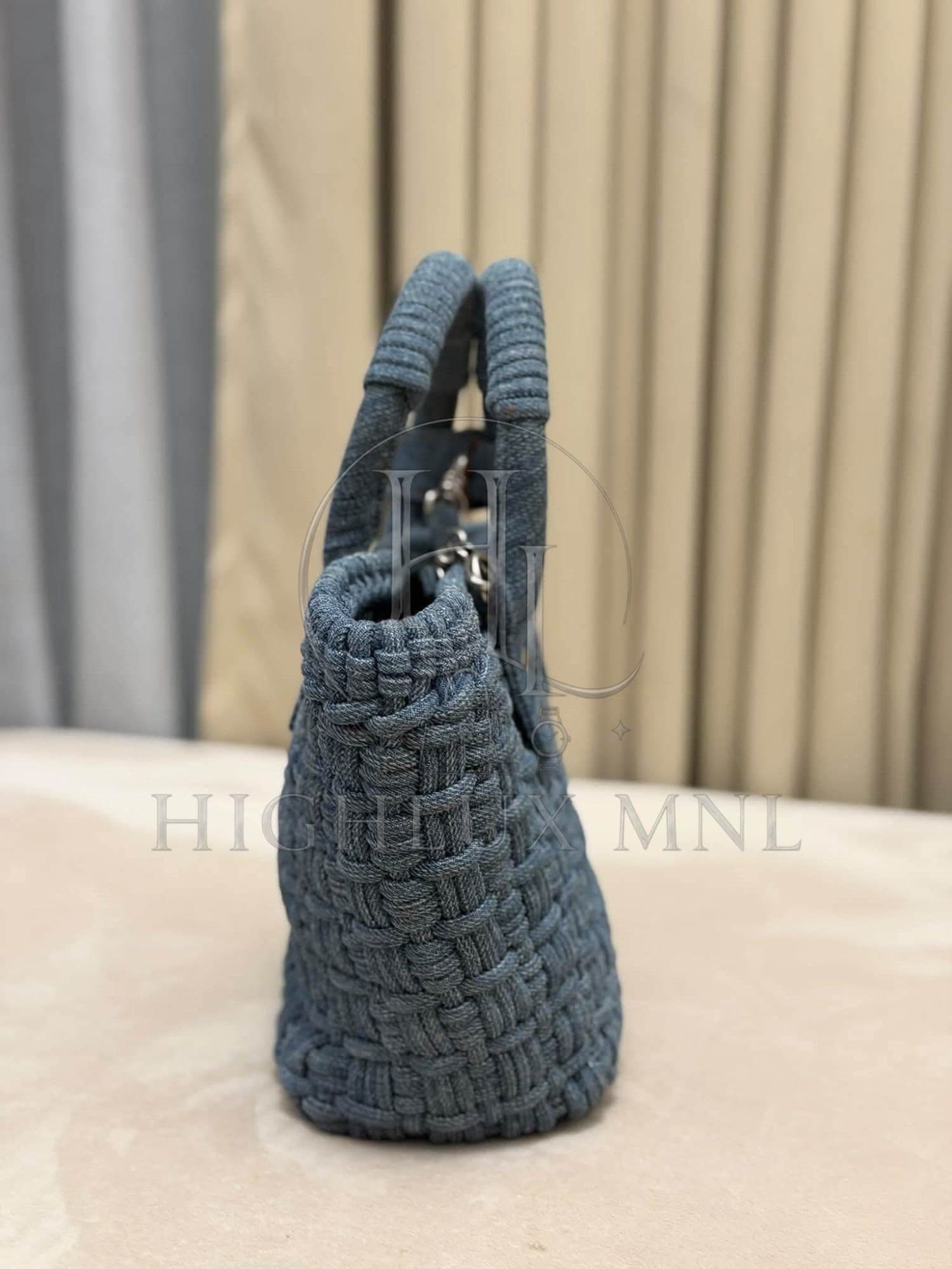 Balenciaga Woven Denim Basket Bag — photo 4