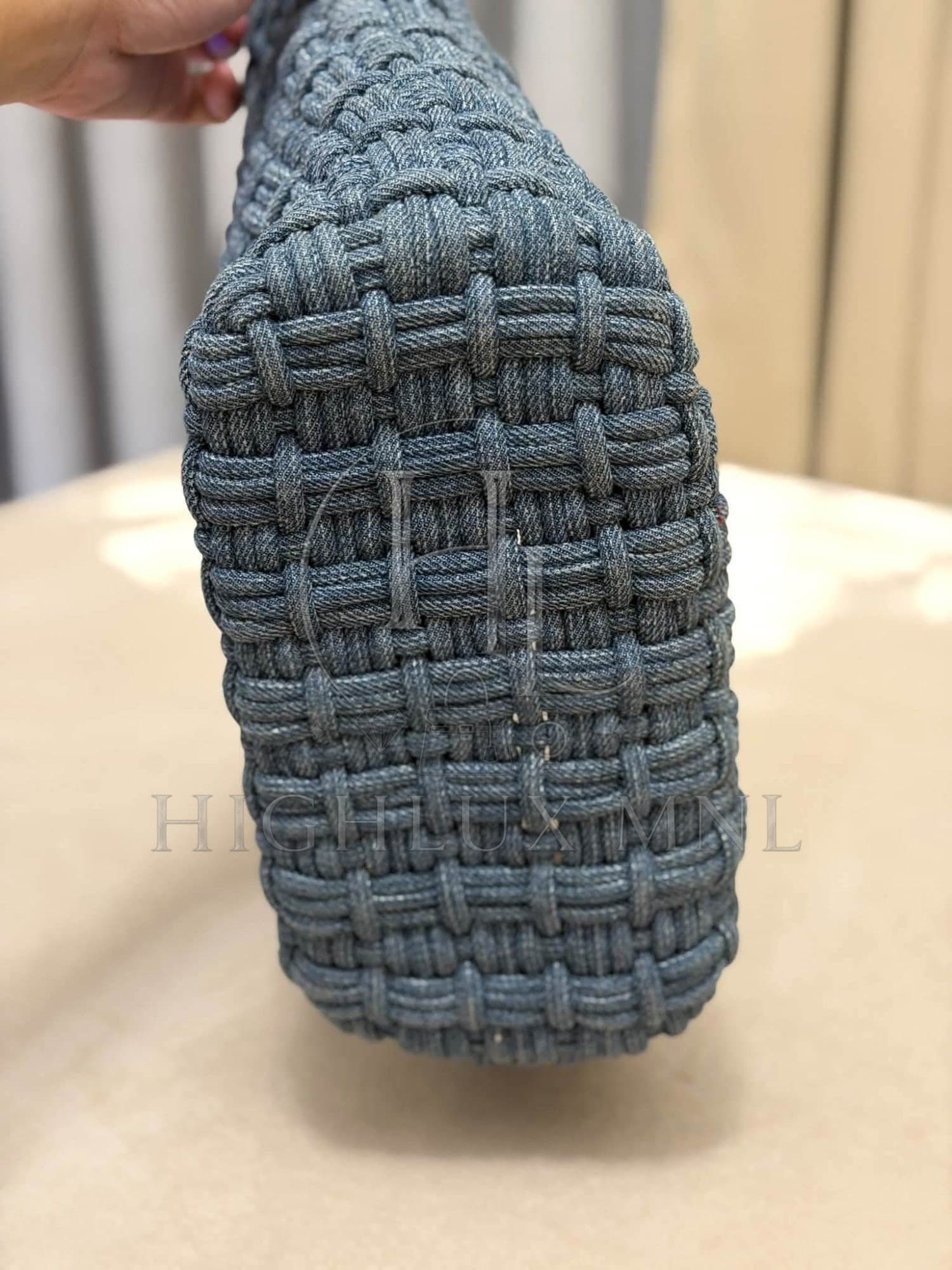 Balenciaga Woven Denim Basket Bag — photo 5