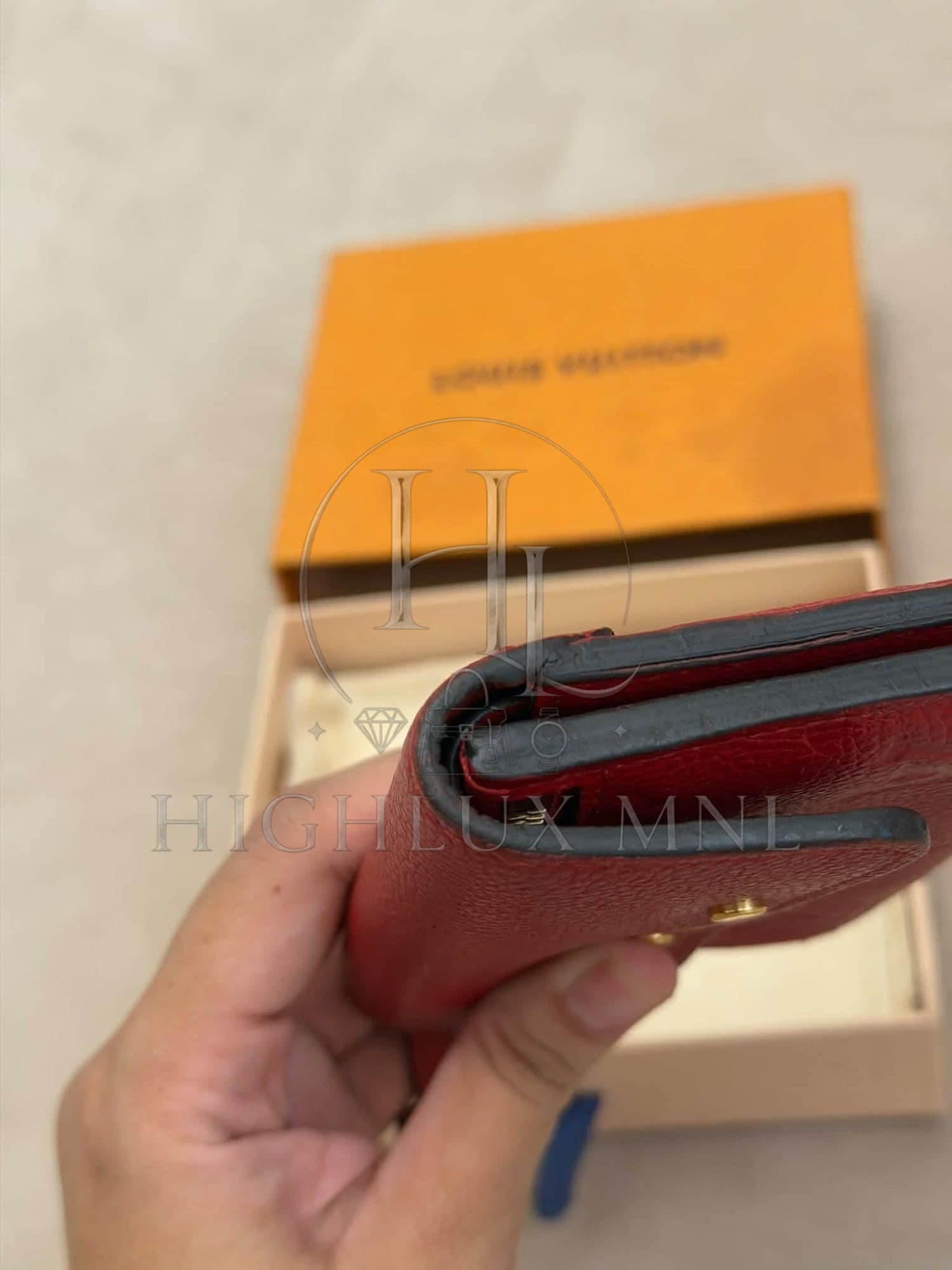 Louis Vuitton Red Empreinte Compact Wallet — photo 10