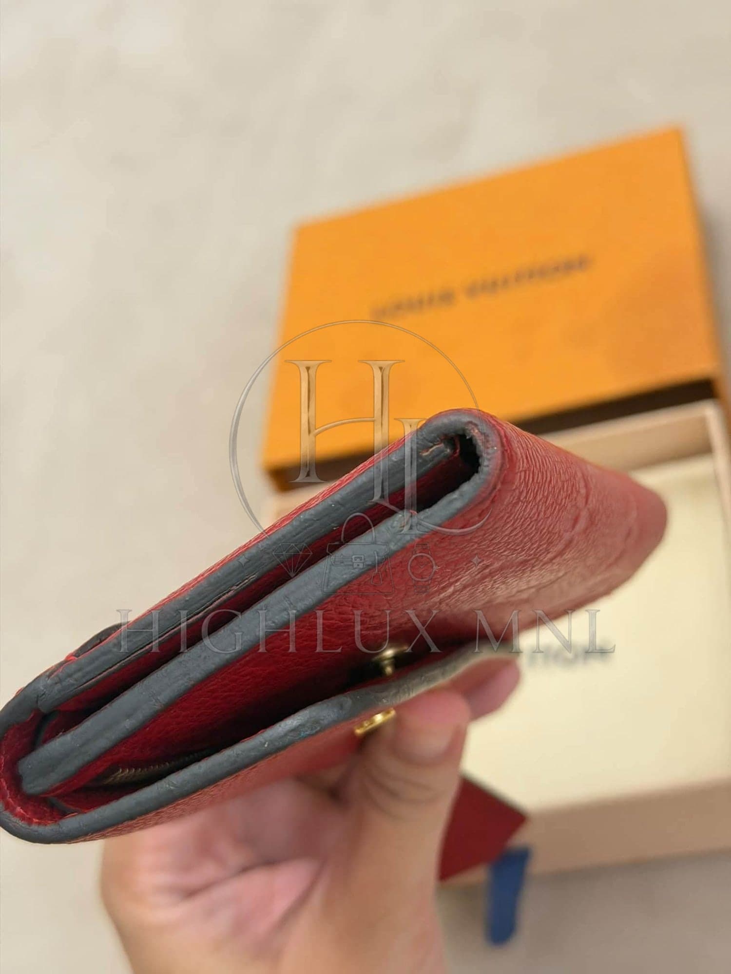Louis Vuitton Red Empreinte Compact Wallet — photo 9