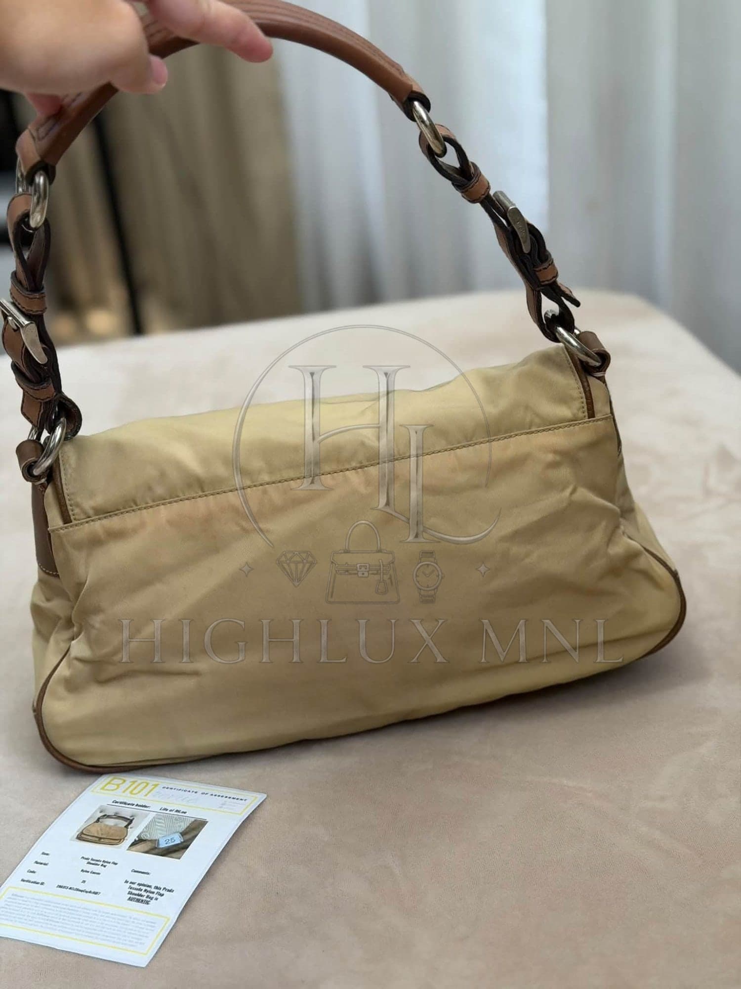 Prada Tessuto Nylon Flap Shoulder Bag