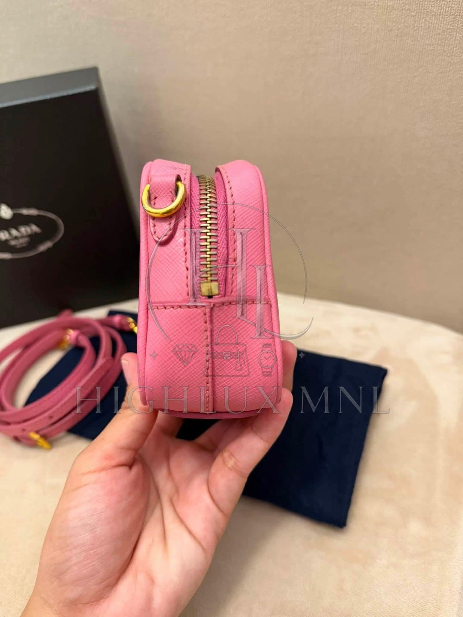 Prada Saffiano Mini Camera Bag — photo 2