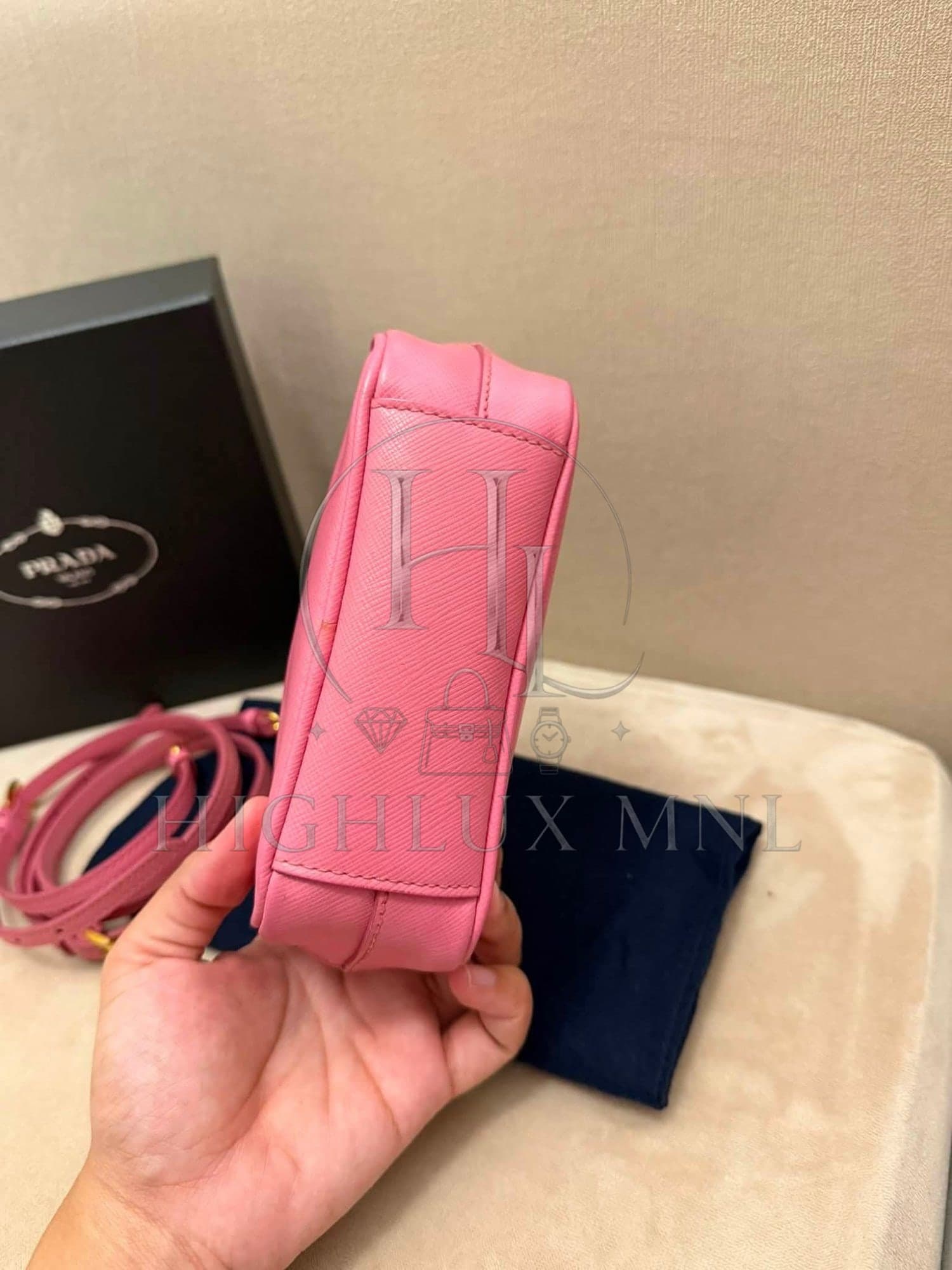 Prada Saffiano Mini Camera Bag — photo 3