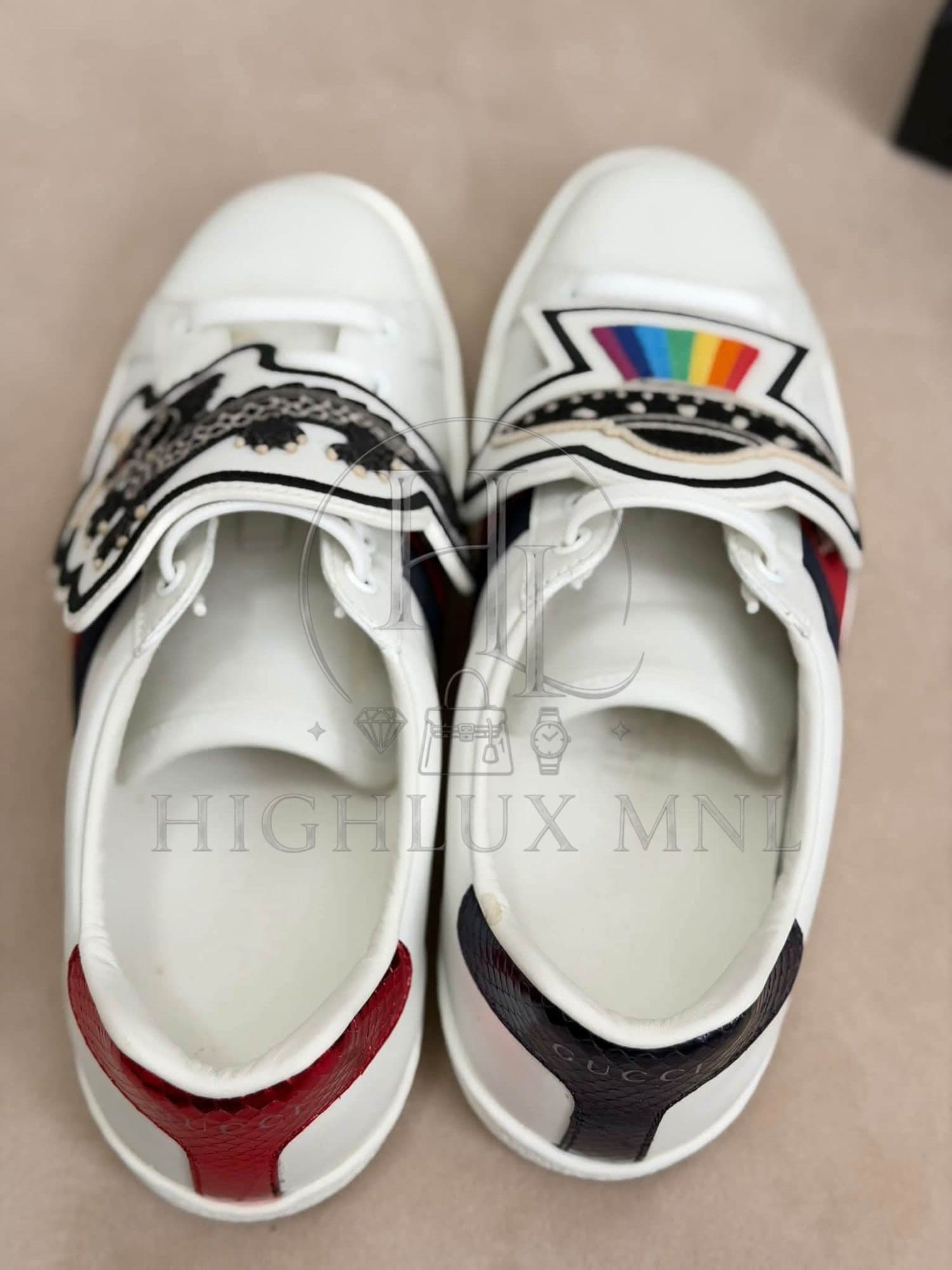 Gucci Ace Sneakers w/ Removable Patches — photo 7