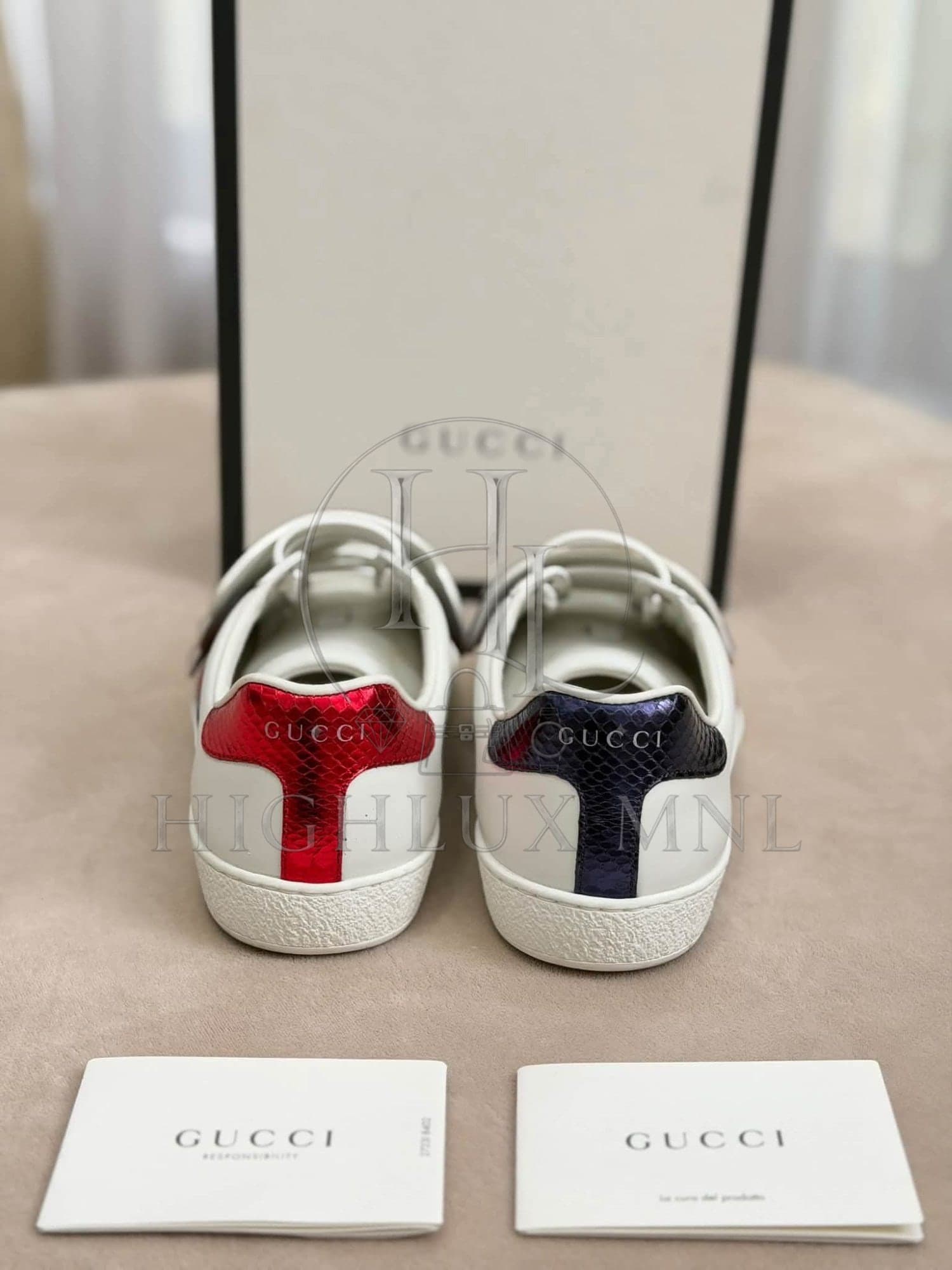 Gucci Ace Sneakers w/ Removable Patches — photo 6