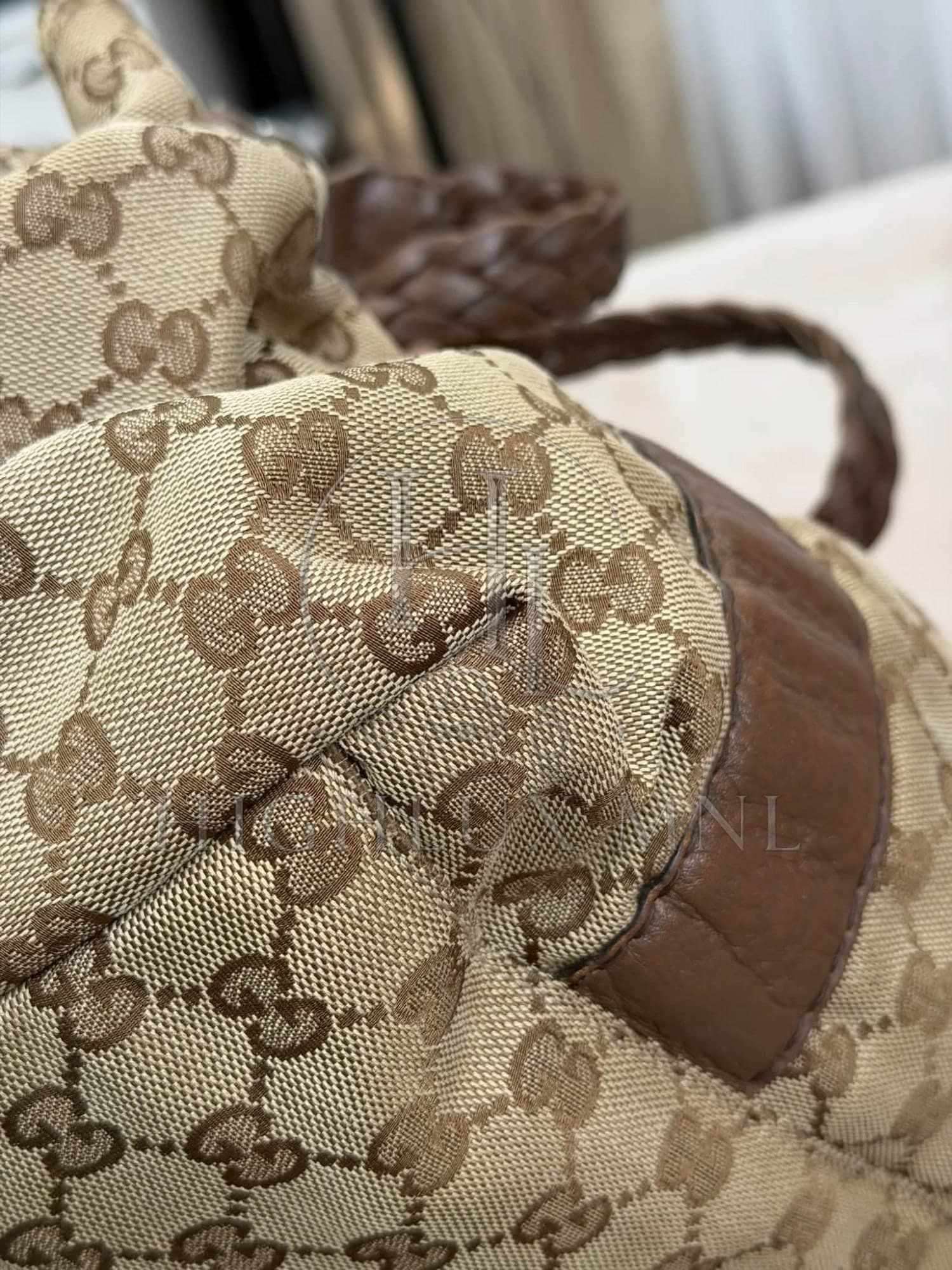 Gucci GG Canvas Bamboo Bar Shoulder Bag — photo 8
