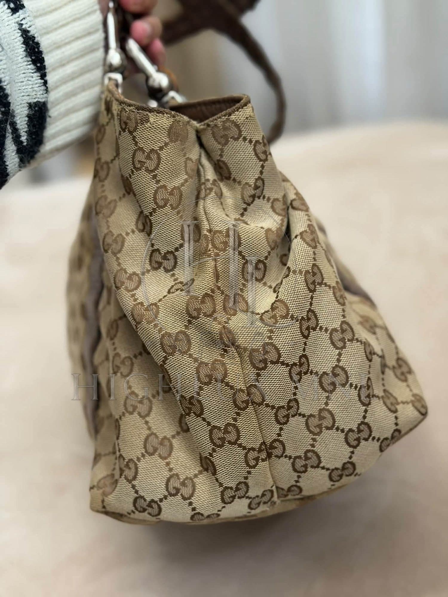 Gucci GG Canvas Bamboo Bar Shoulder Bag — photo 4