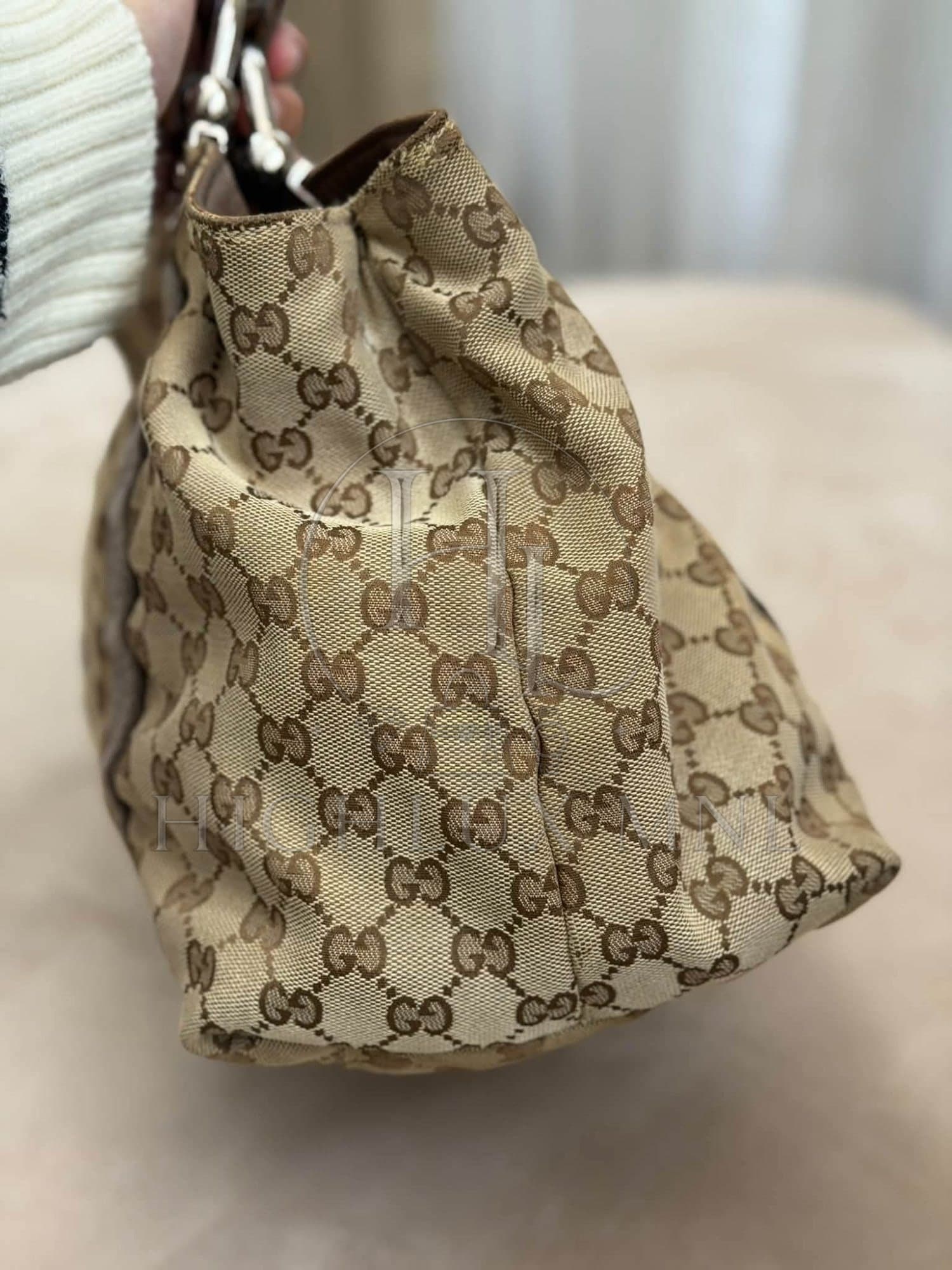 Gucci GG Canvas Bamboo Bar Shoulder Bag — photo 3