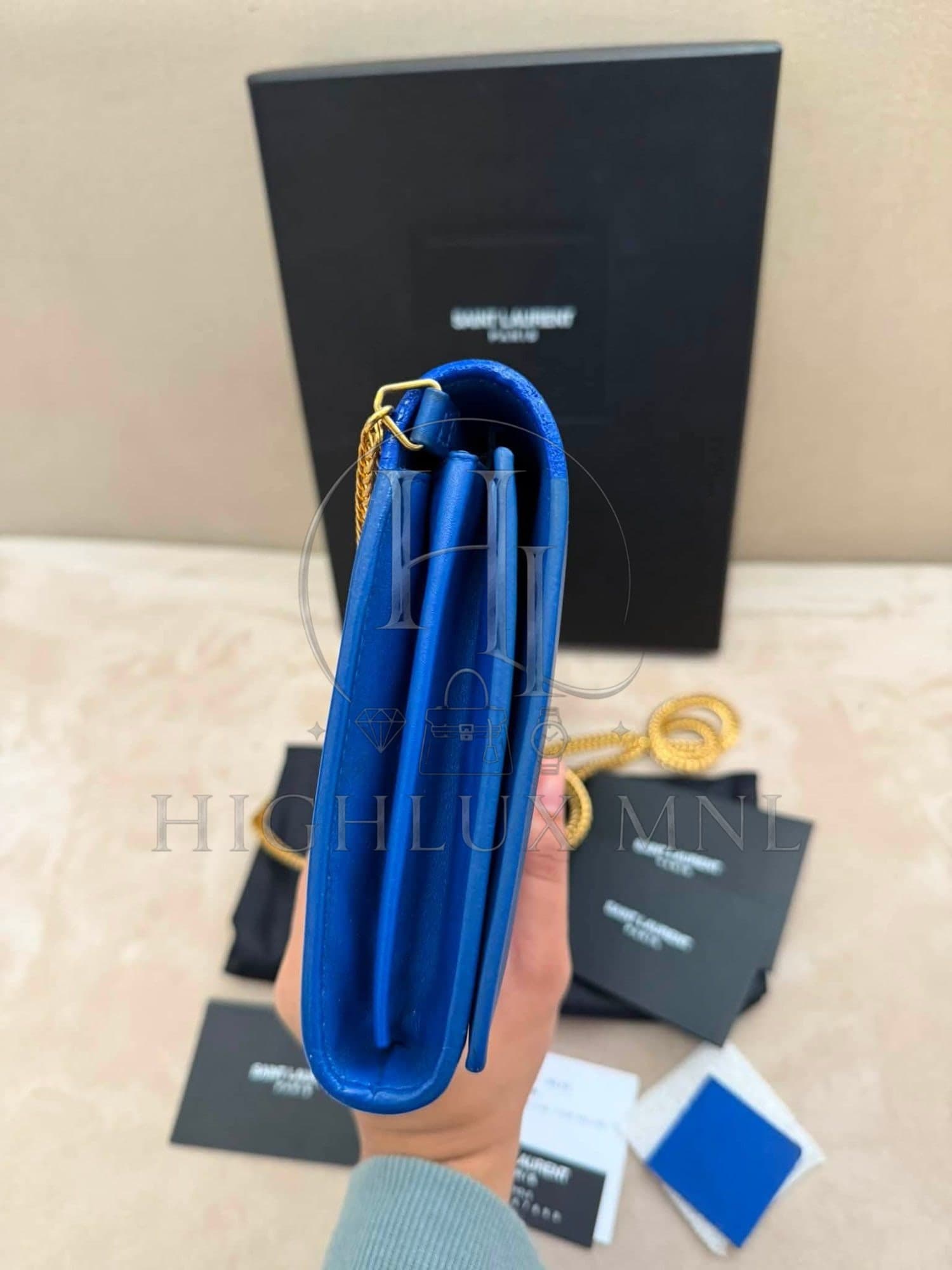 Saint Laurent Classic Y Ligne Wallet on Chain — photo 9