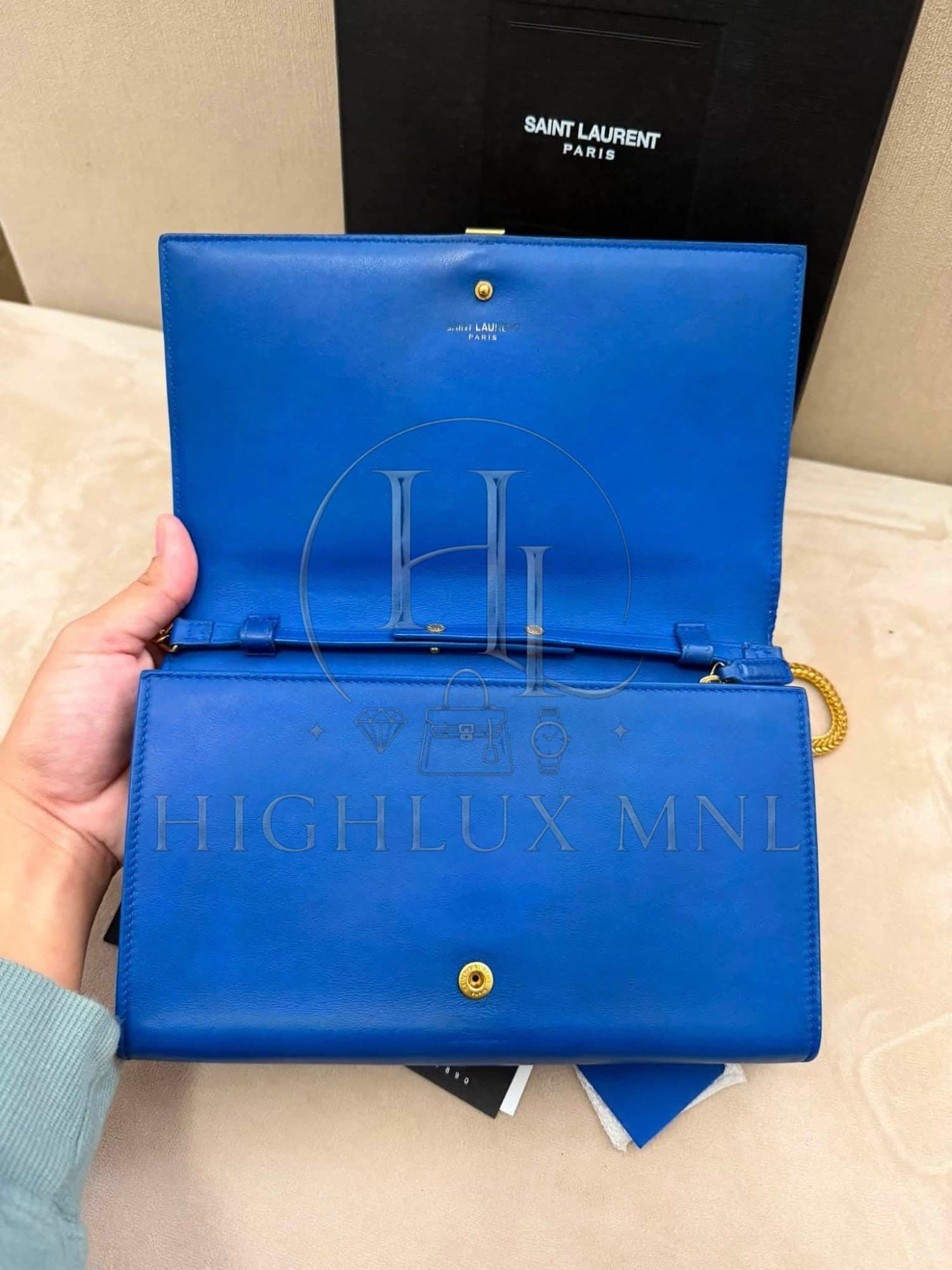 Saint Laurent Classic Y Ligne Wallet on Chain — photo 6