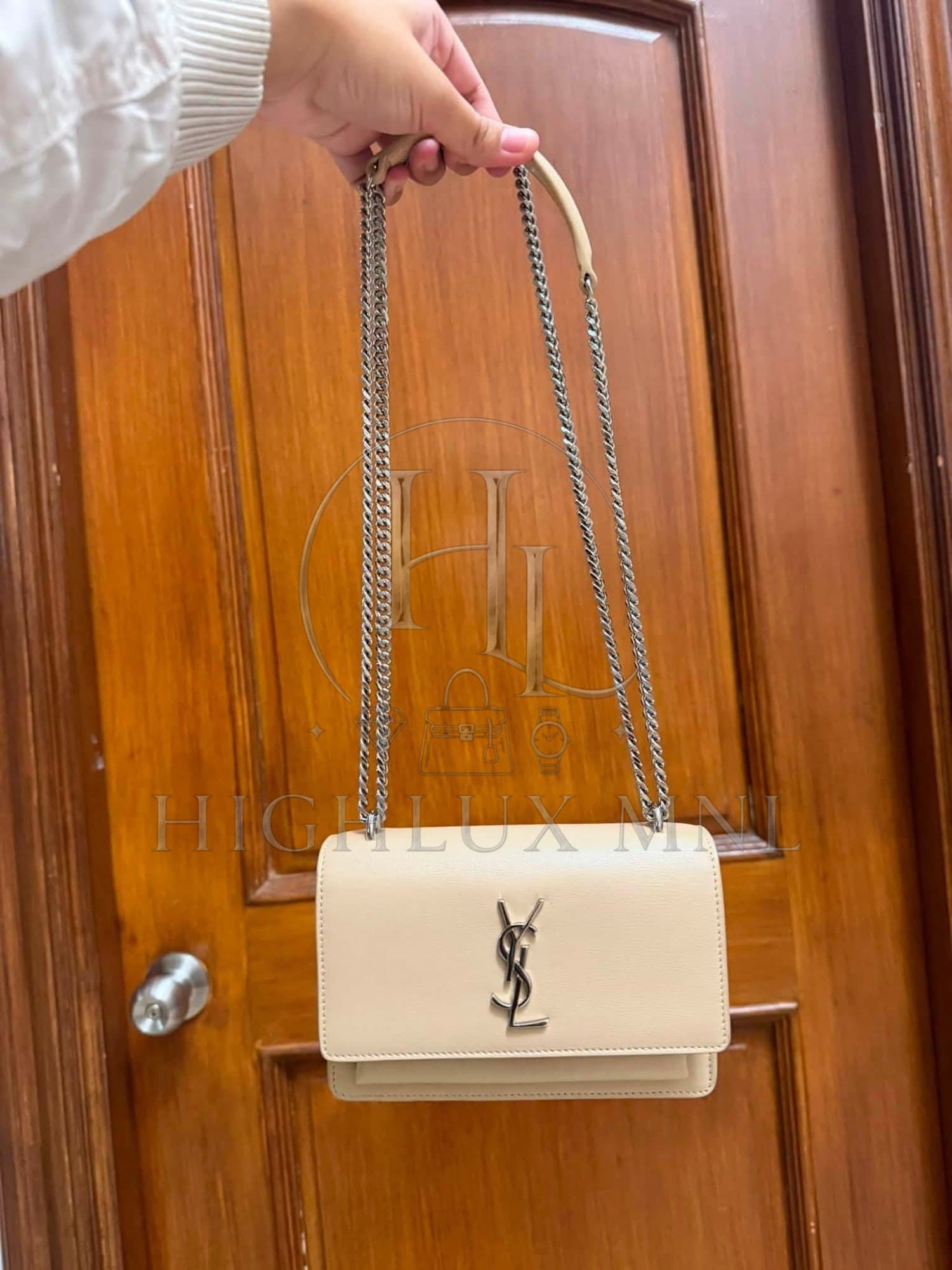 YSL Yves Saint Laurent Mini Sunset in Beige — photo 2