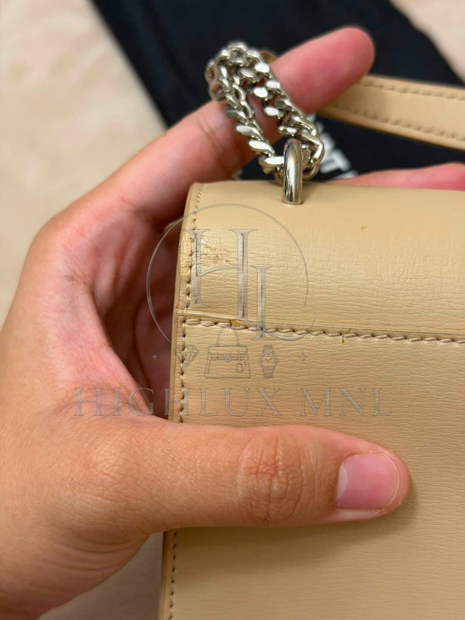 YSL Yves Saint Laurent Mini Sunset in Beige — photo 11
