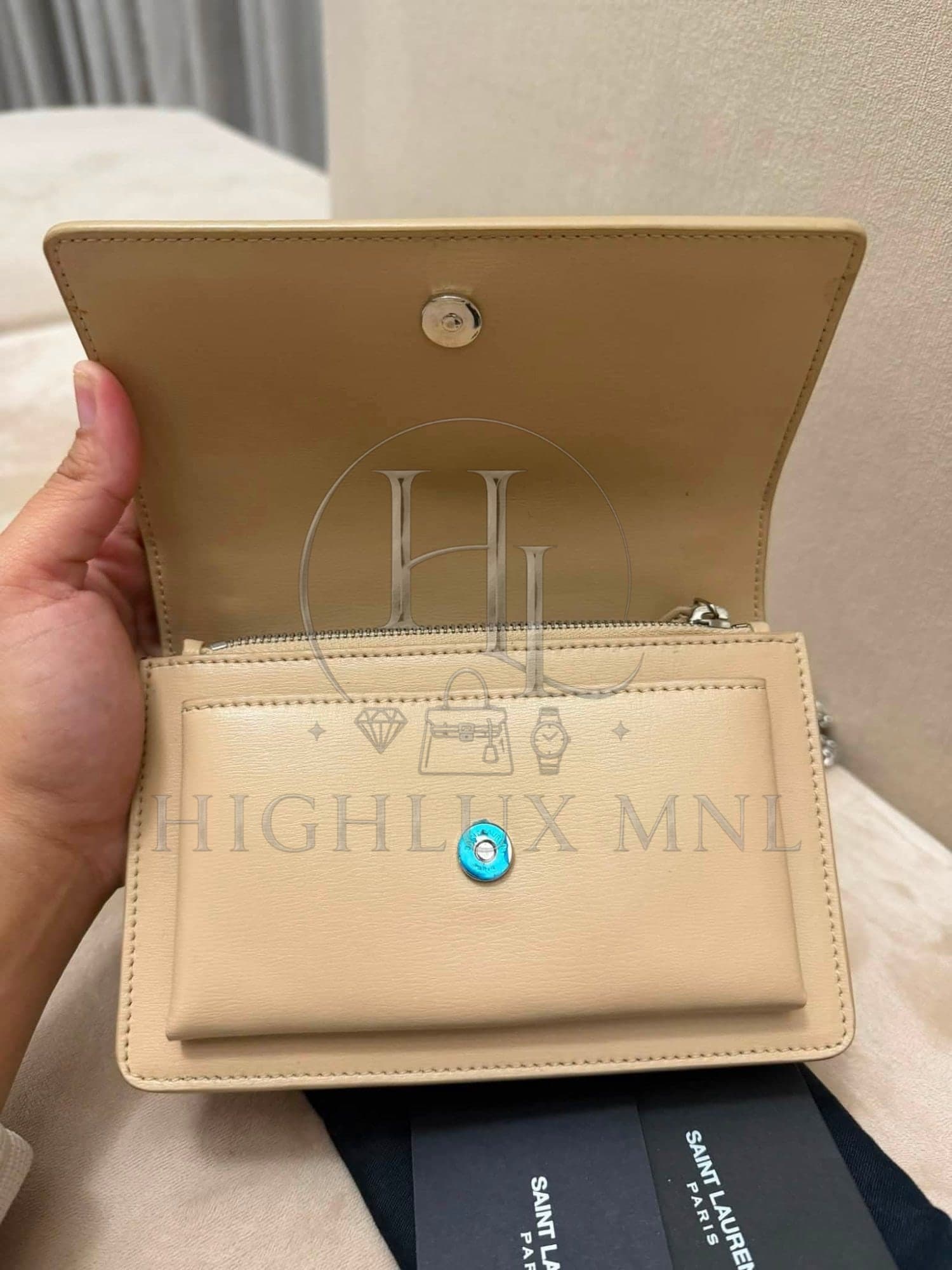 YSL Yves Saint Laurent Mini Sunset in Beige — photo 8
