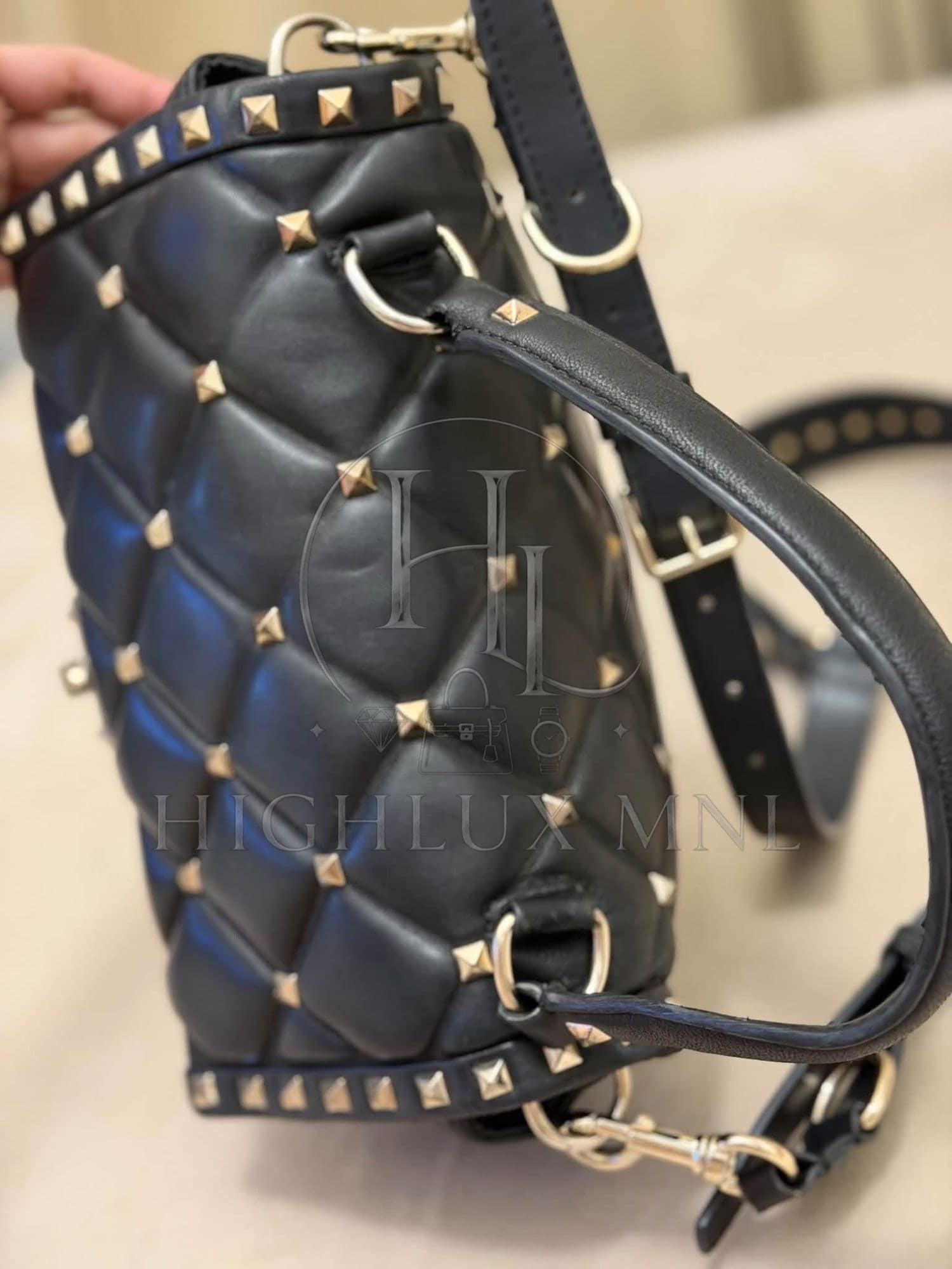 Valentino Garavani Candystud Top Handle Bag — photo 9