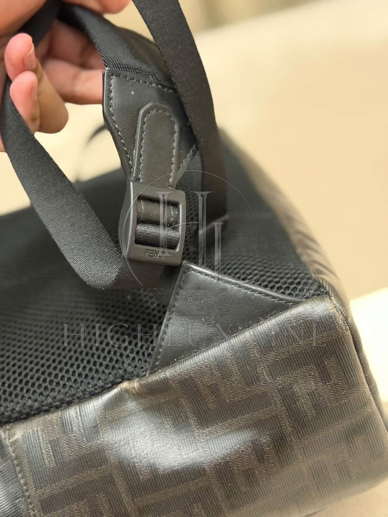 Fendi Coated Canvas Backpack — photo 10