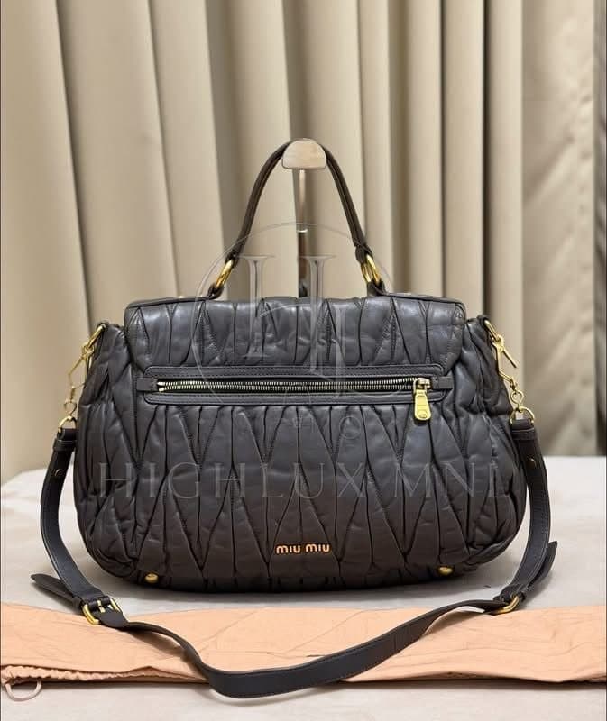 Miu Miu Matelasse Nappa Leather Satchel Bag — photo 2